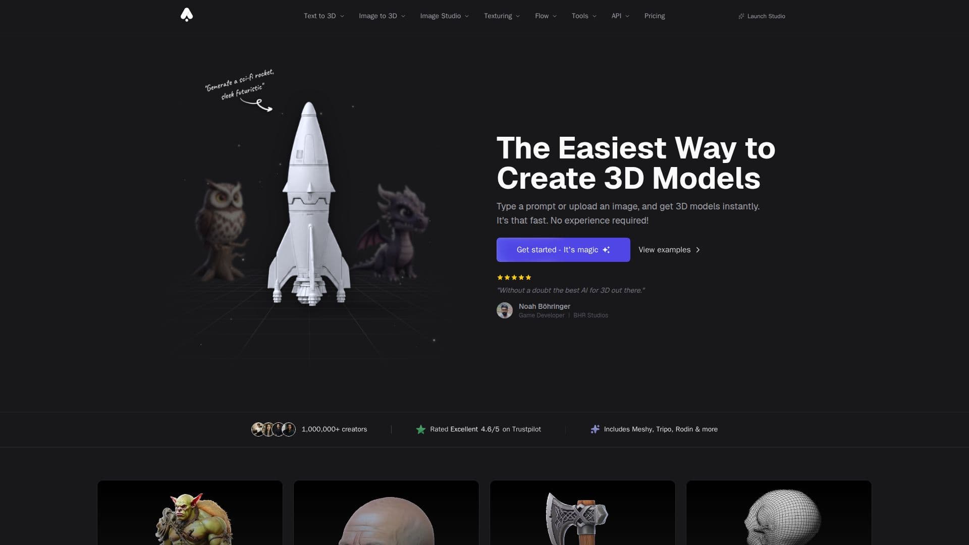Screenshot von 3D AI Studio