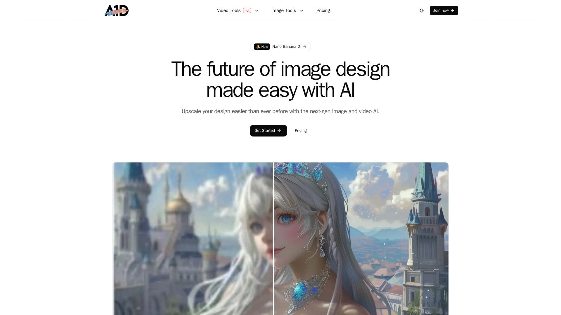 A1D.AI - أدوات الذكاء الاصطناعي للصور والفيديو screenshot