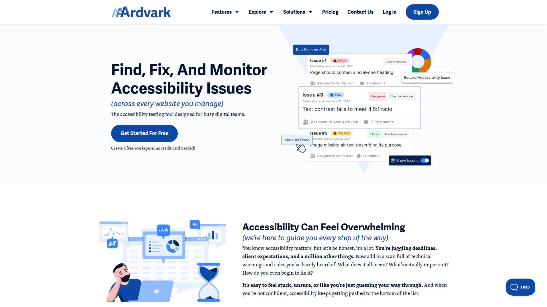 AAArdvark 접근성 도구 screenshot