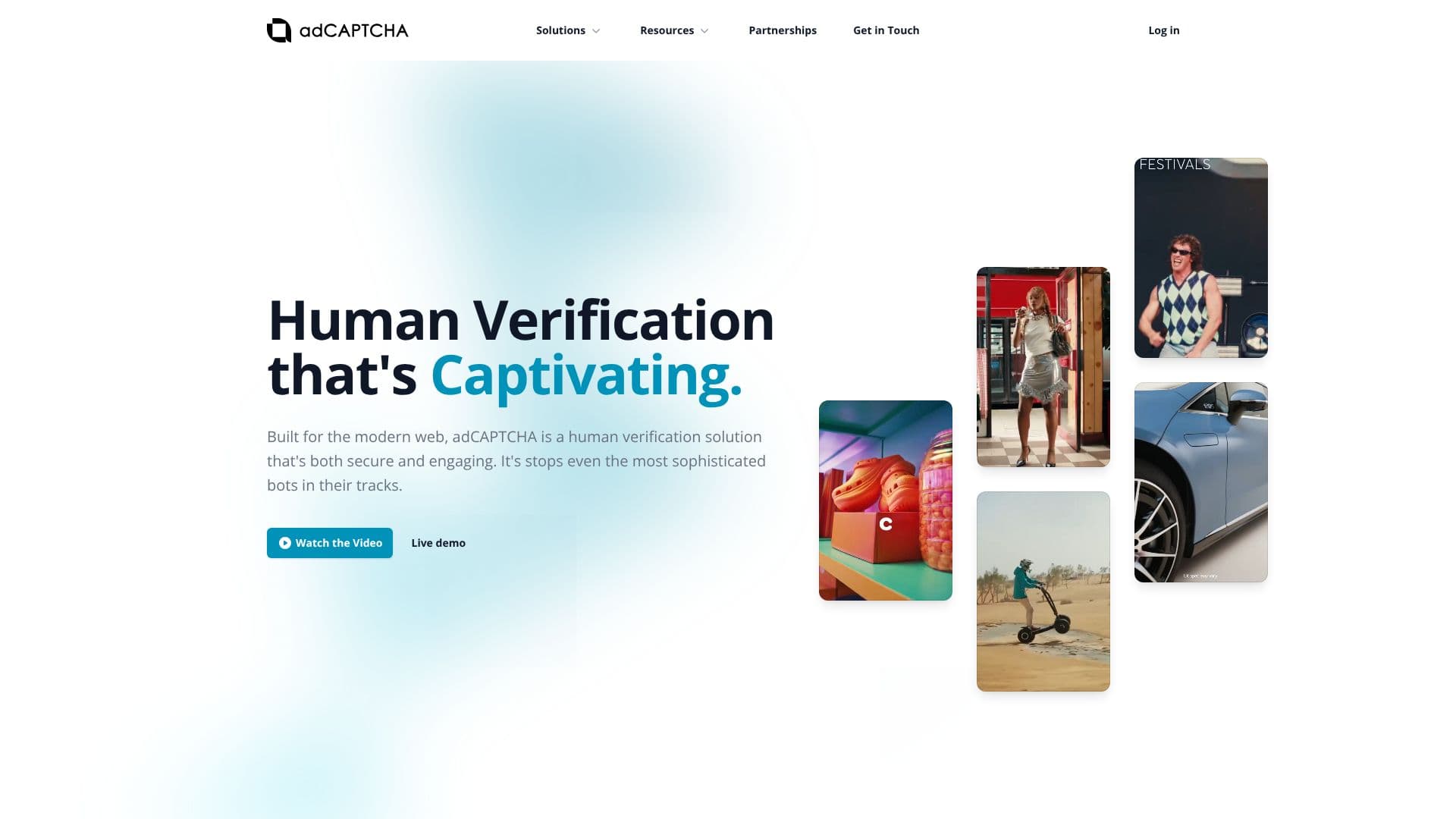 Screenshot von adCaptcha
