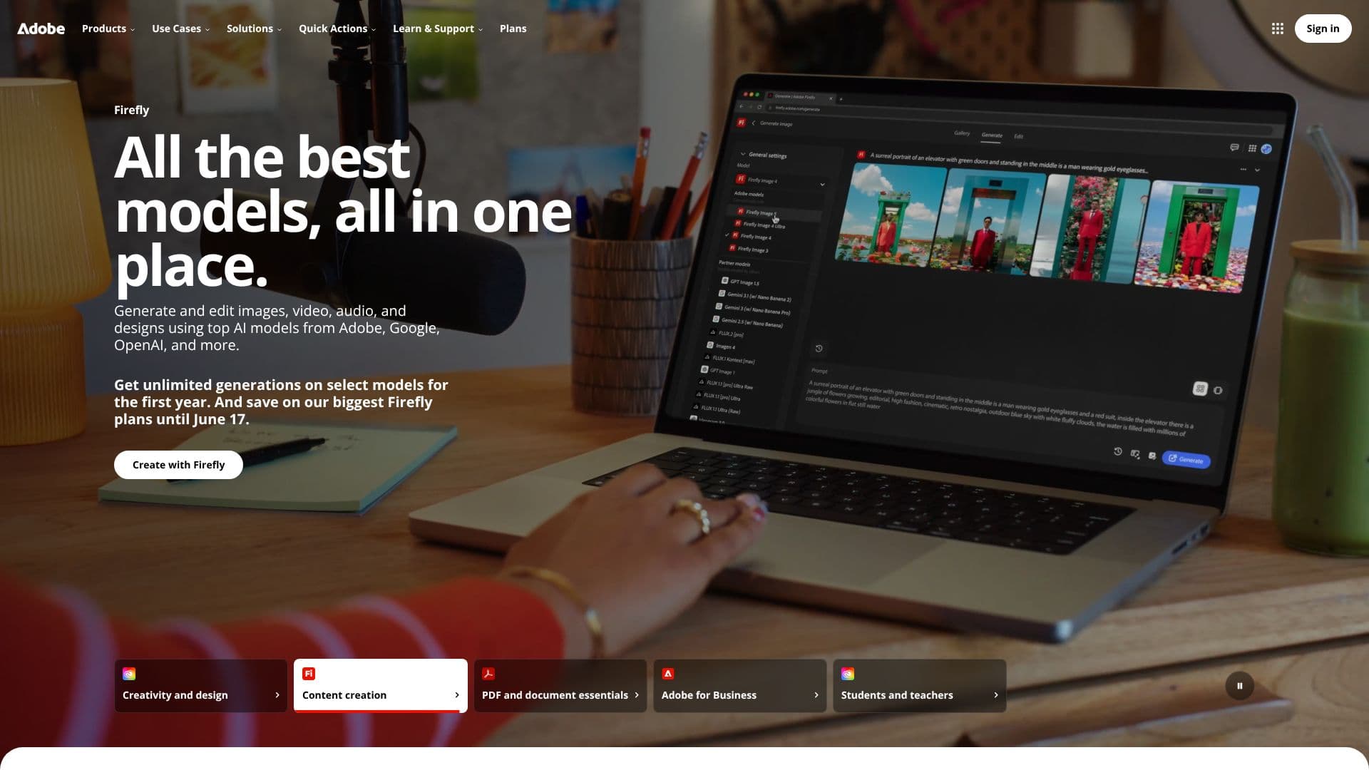 Скриншот Adobe Creative Cloud