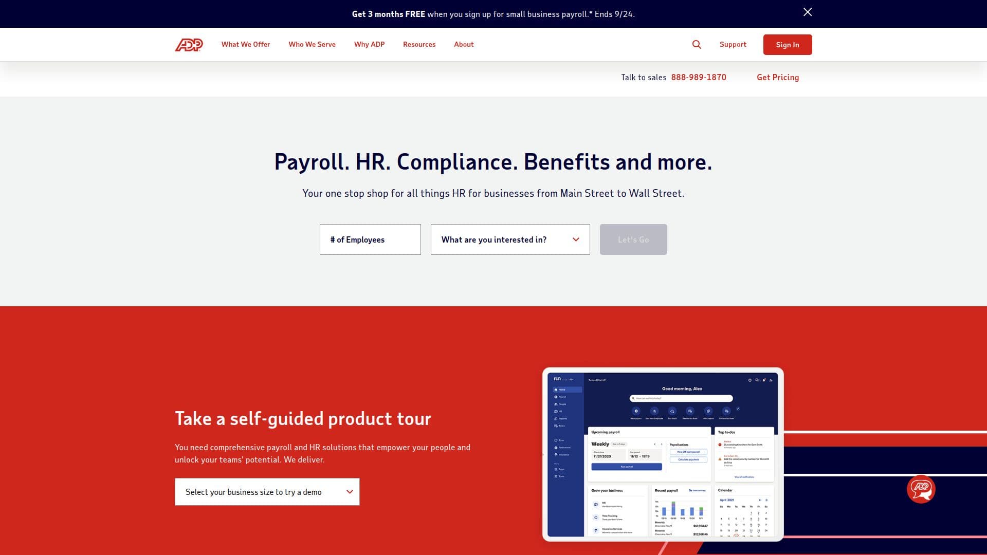 ADP screenshot
