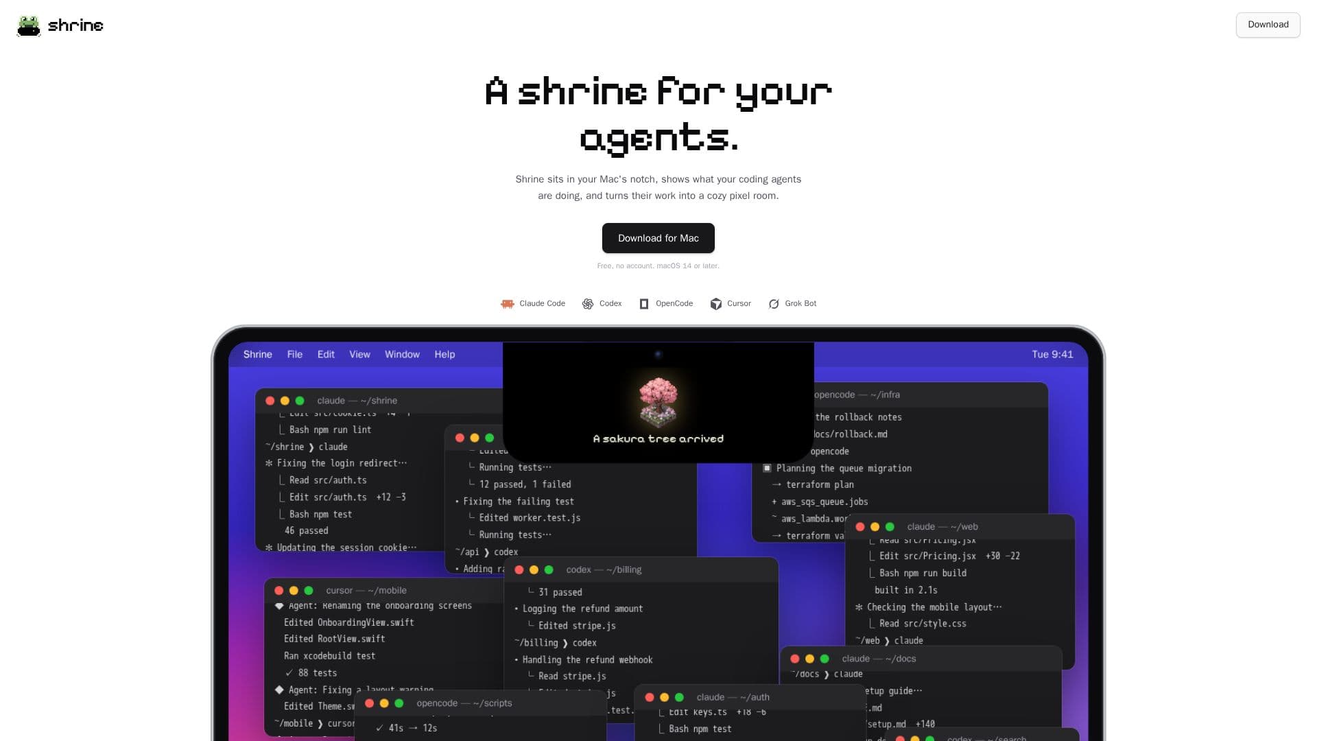 Shrine screenshot