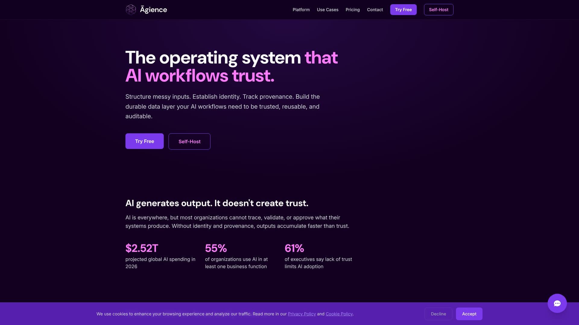 Agience: AIワークフローOS のスクリーンショット