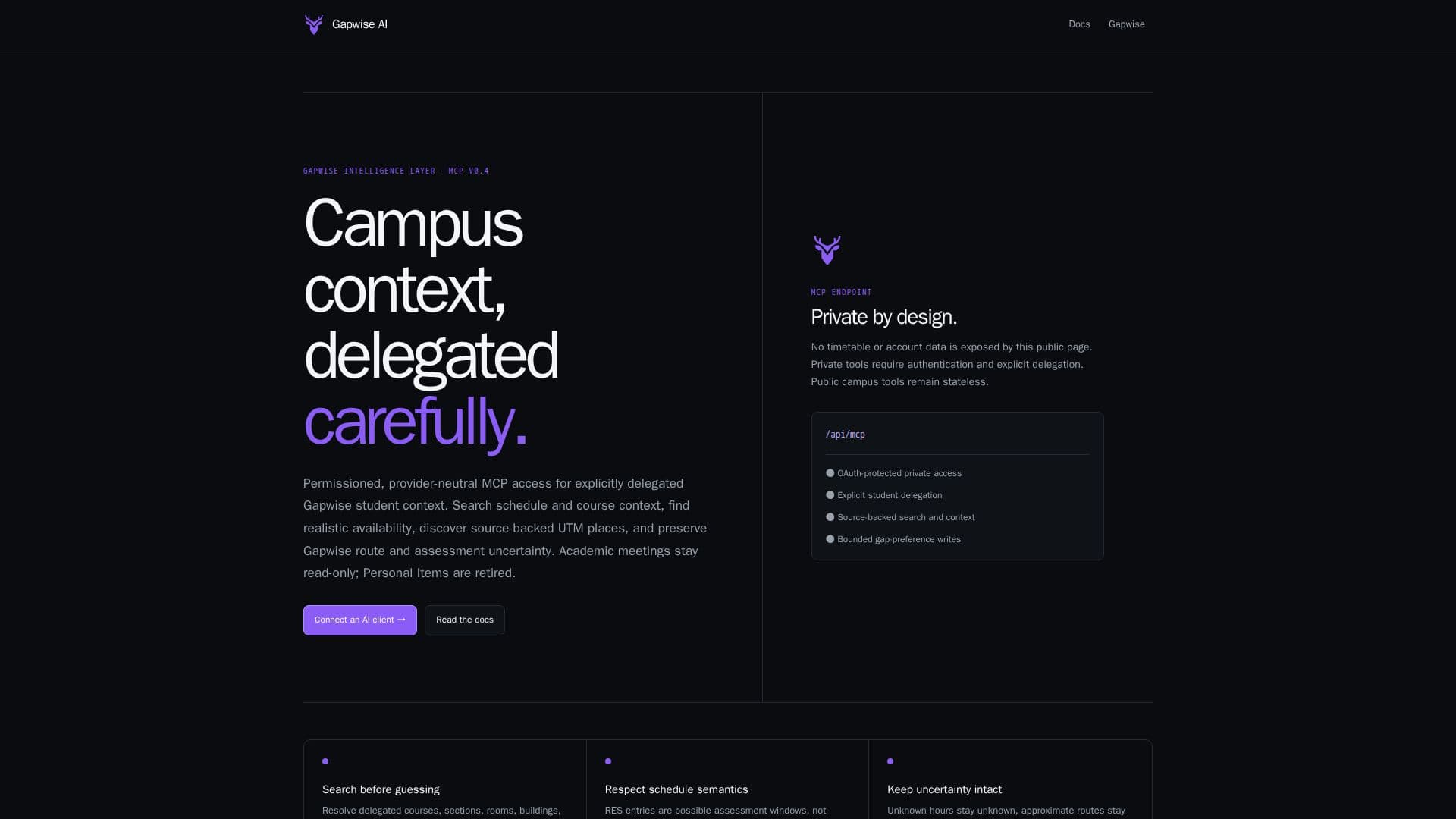 Gapwise AI screenshot