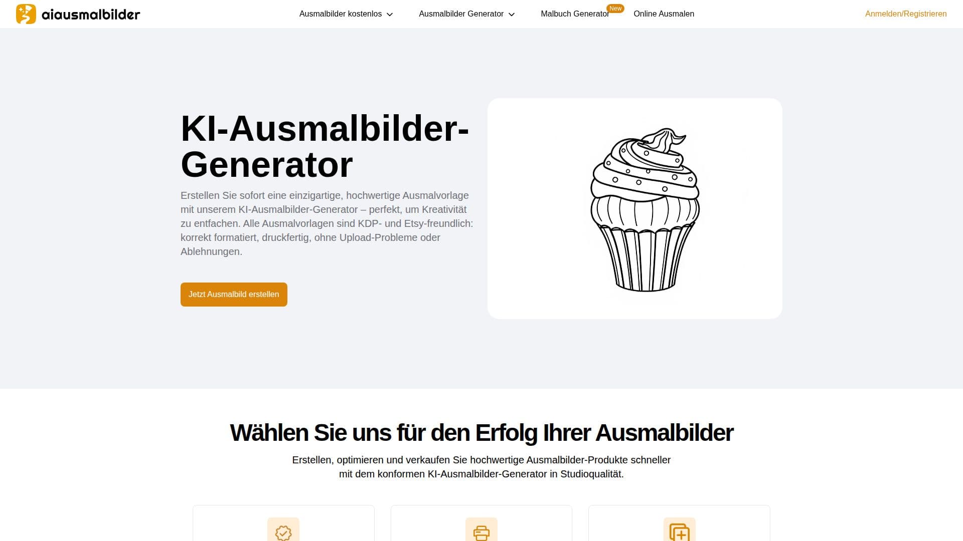 Capture d’écran de KI-Ausmalbilder Generator