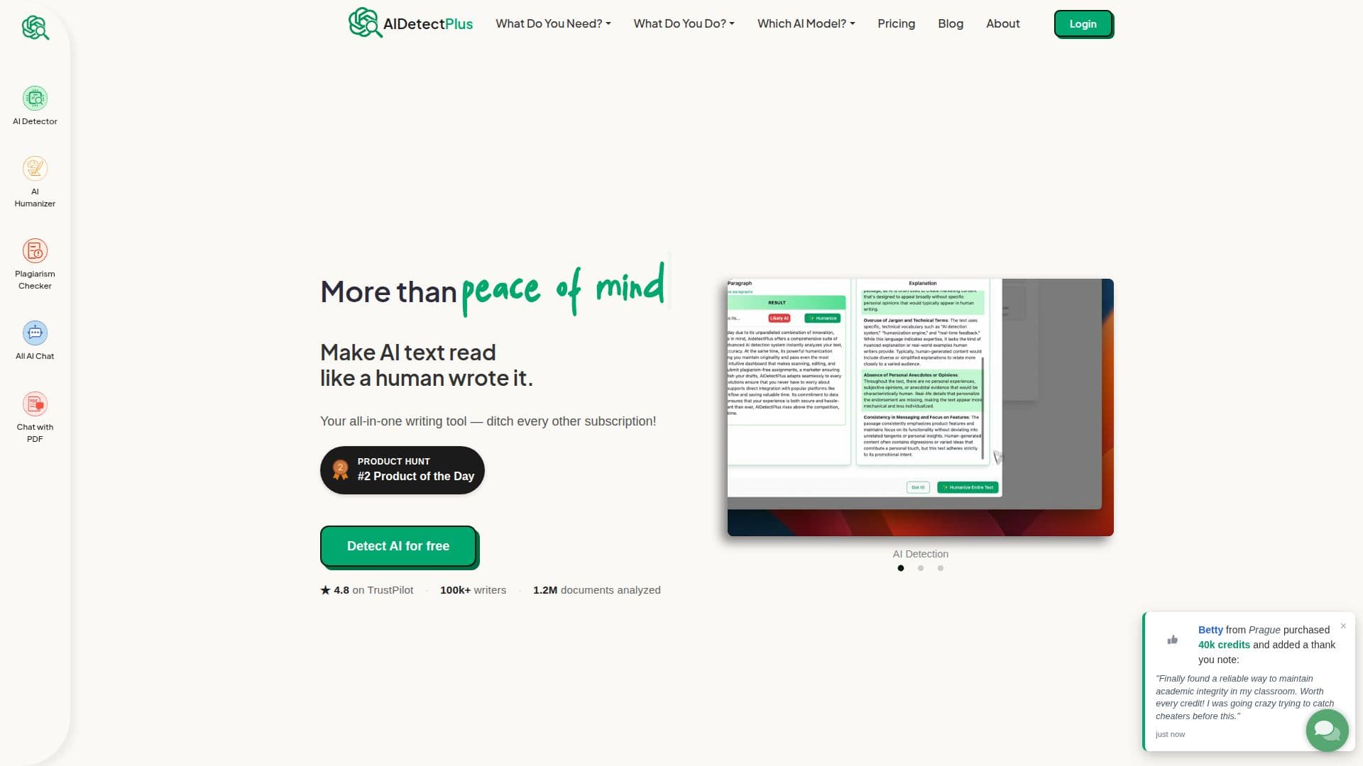 AIDetectPlus screenshot