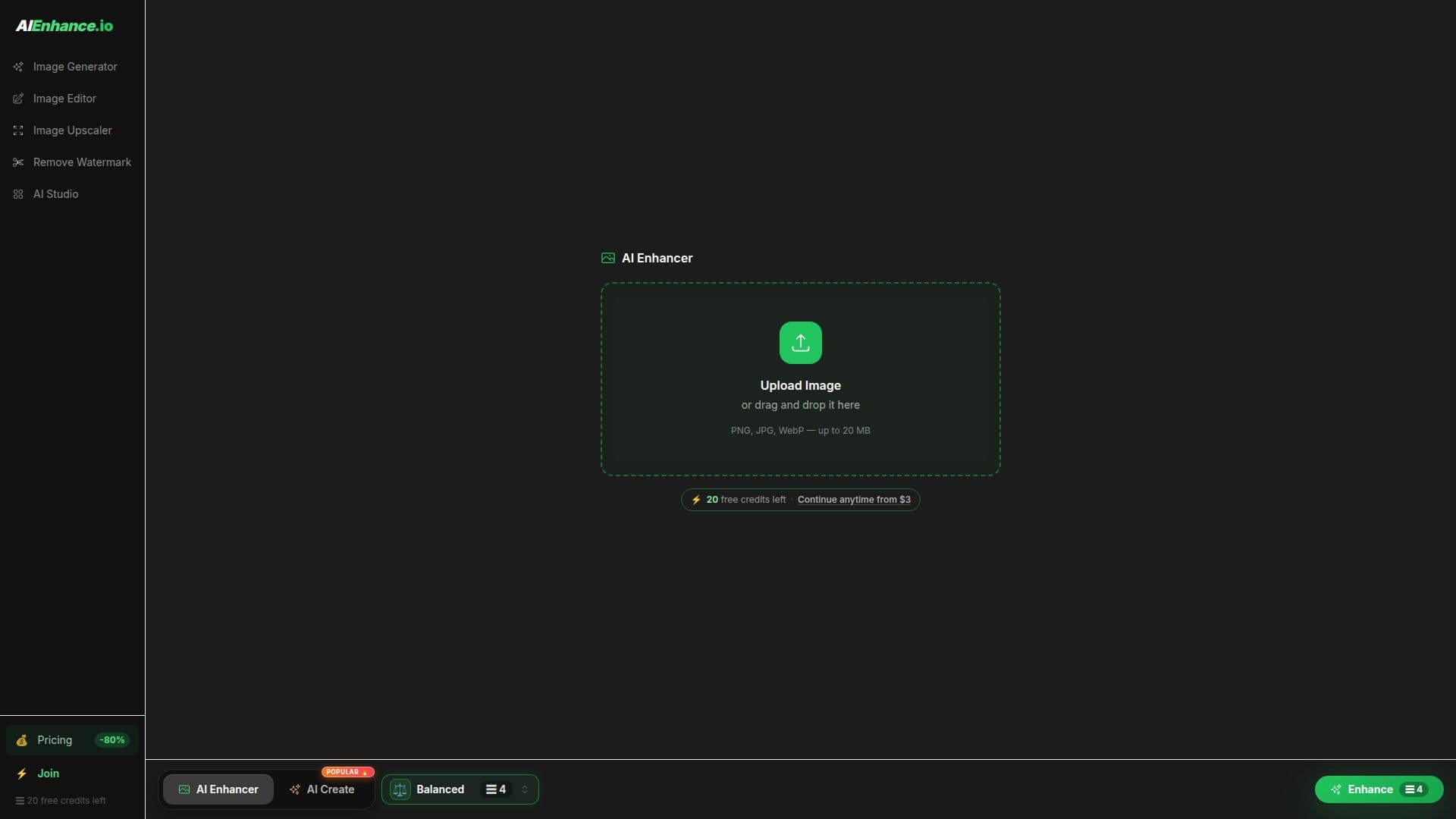 AIEnhance.io Photo Enhancer screenshot