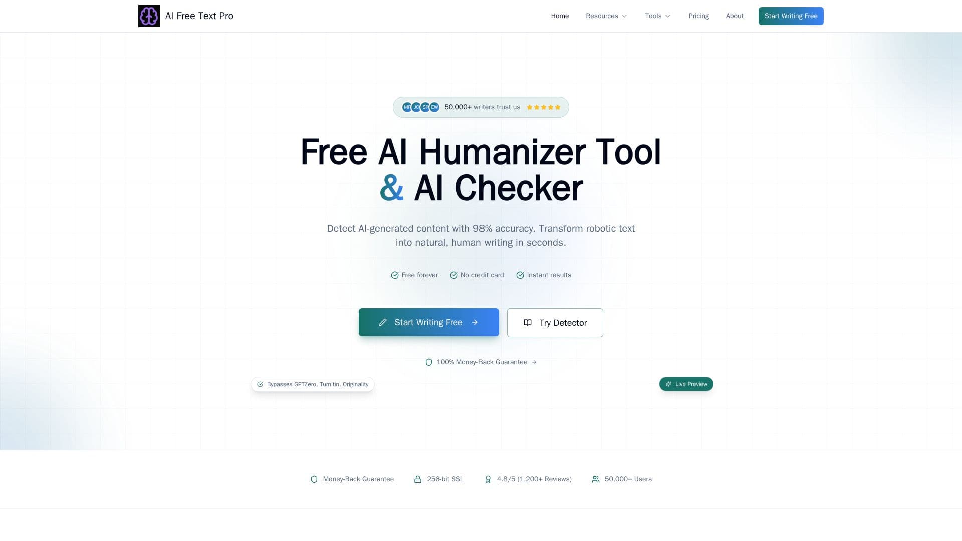AI Free Text Pro screenshot