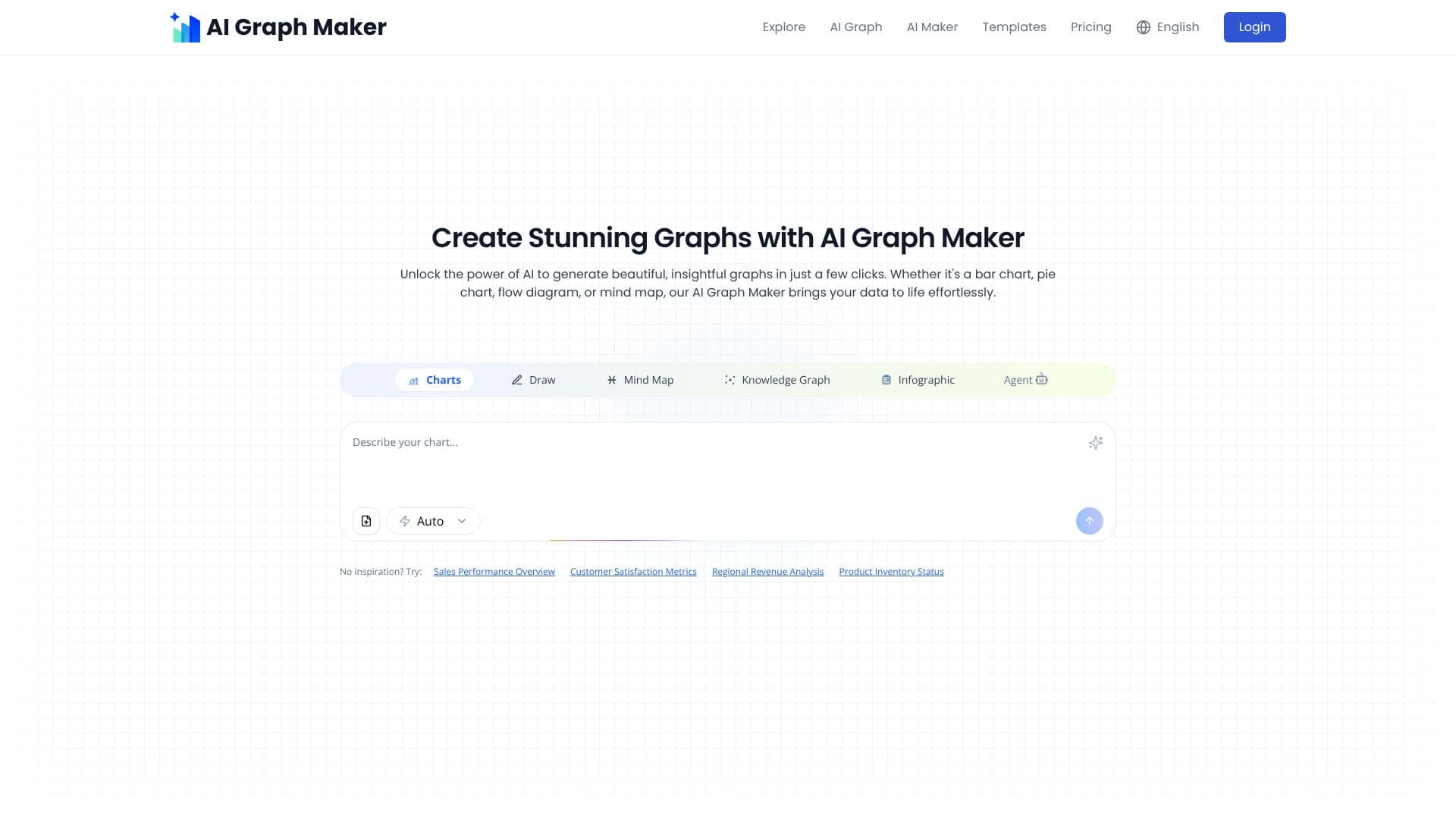 Tangkapan layar AI Graph Maker