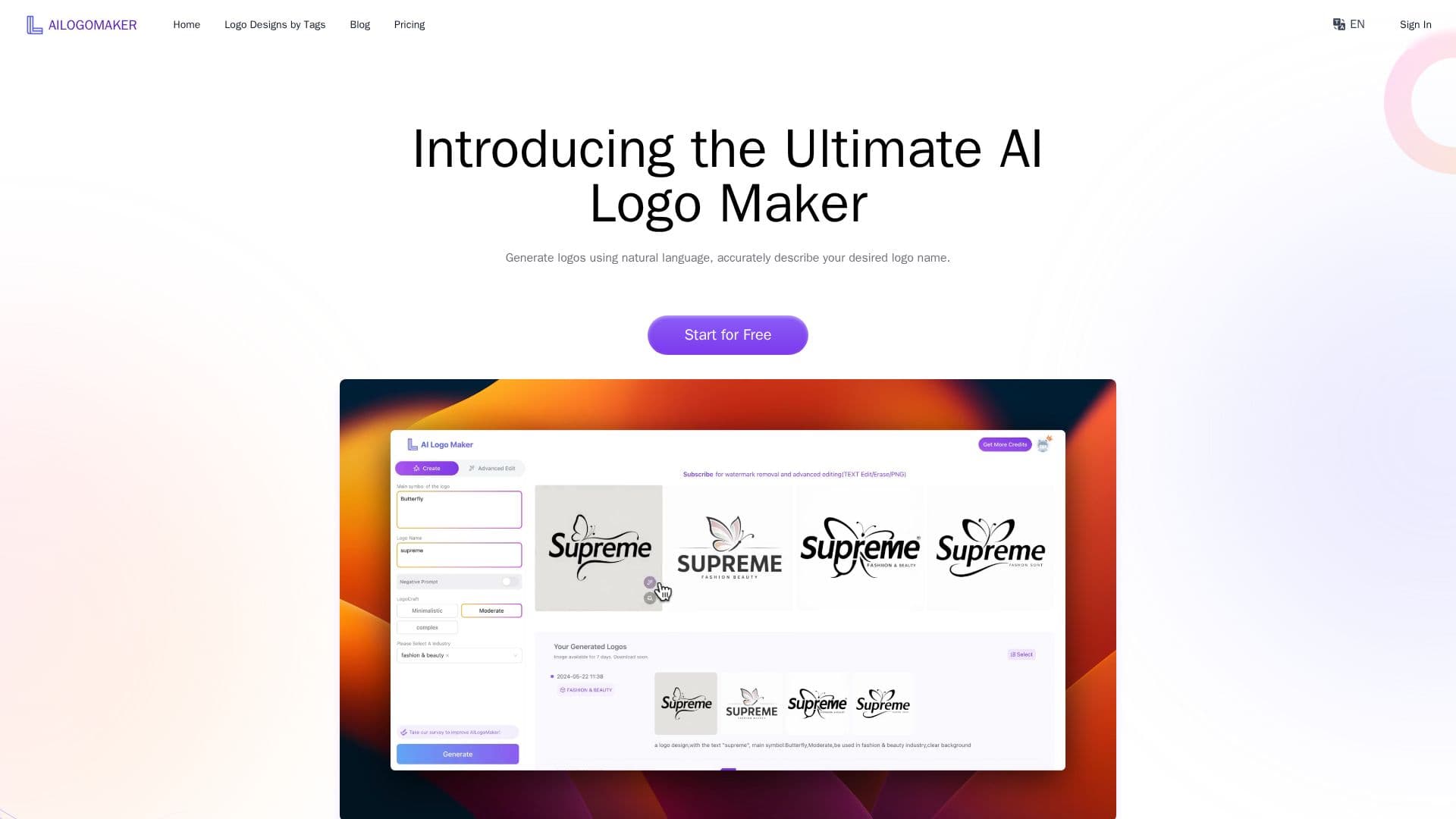 AI Logo Maker screenshot