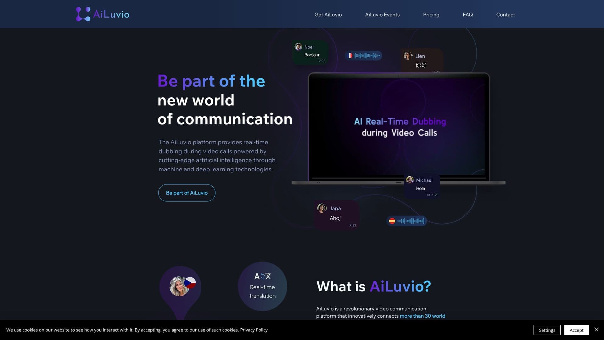 AiLuvio リアルタイム自動翻訳 のスクリーンショット