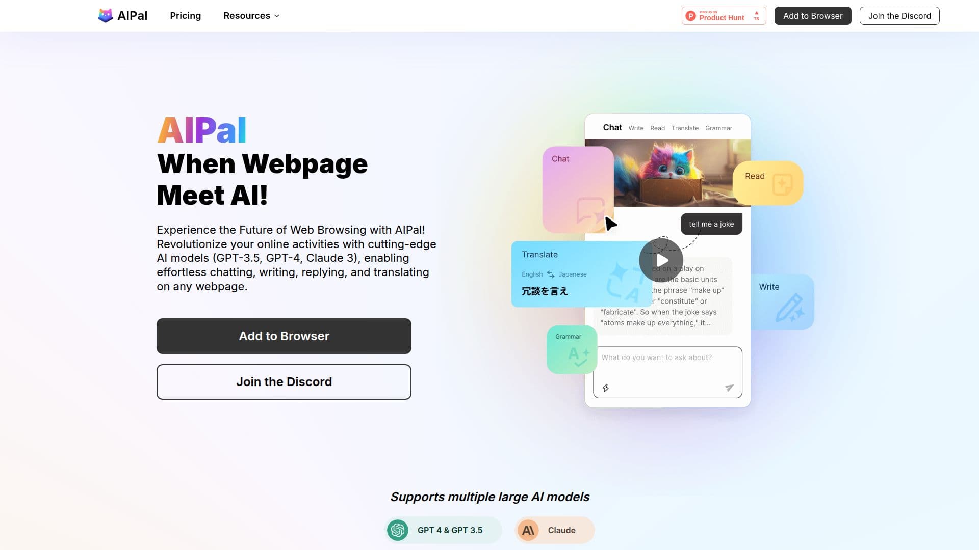 AIPal: Web Copilot screenshot
