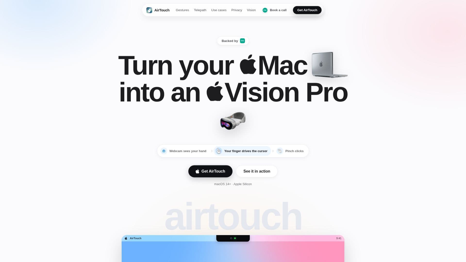 AirTouch screenshot