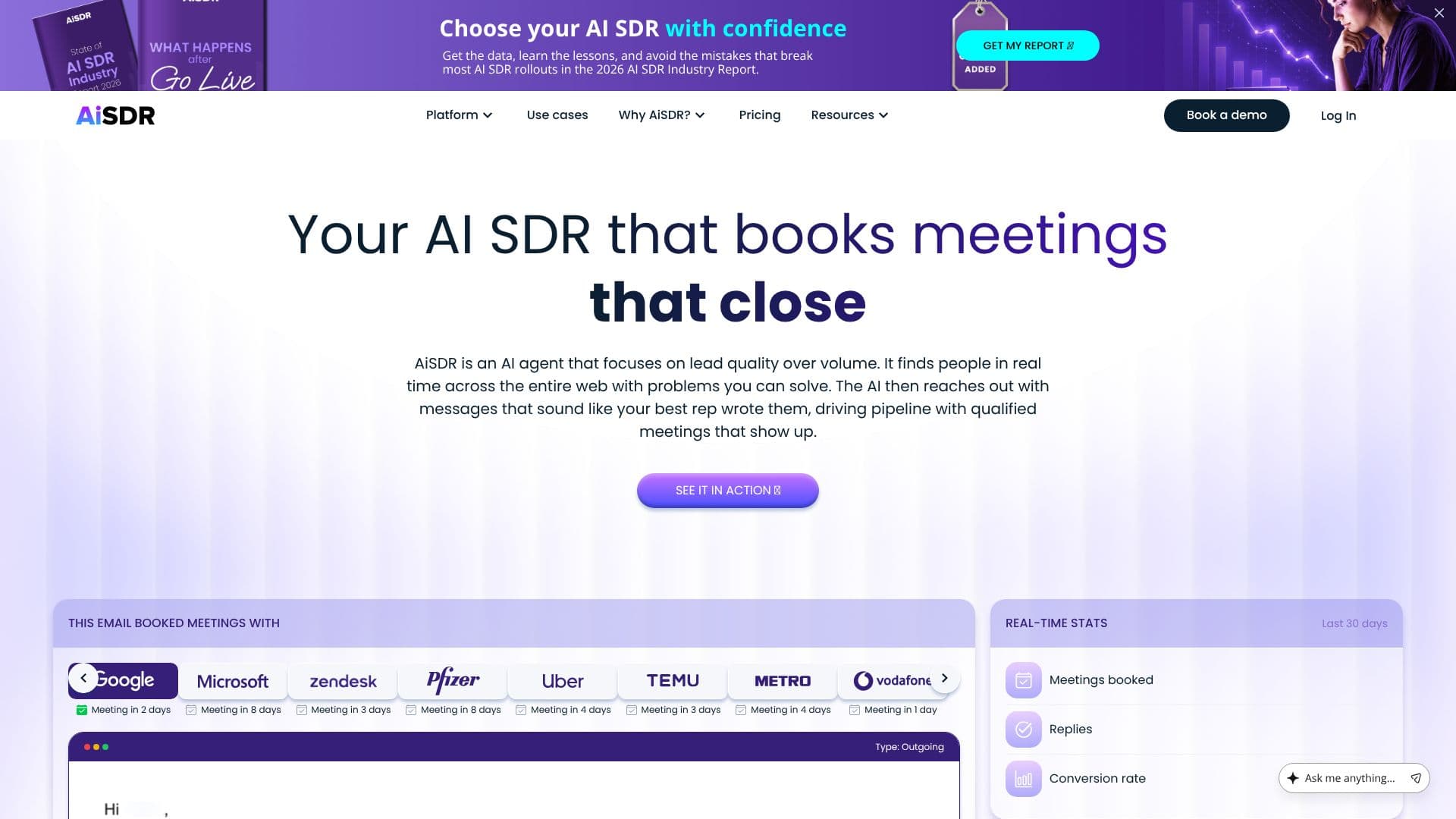 AiSDR screenshot