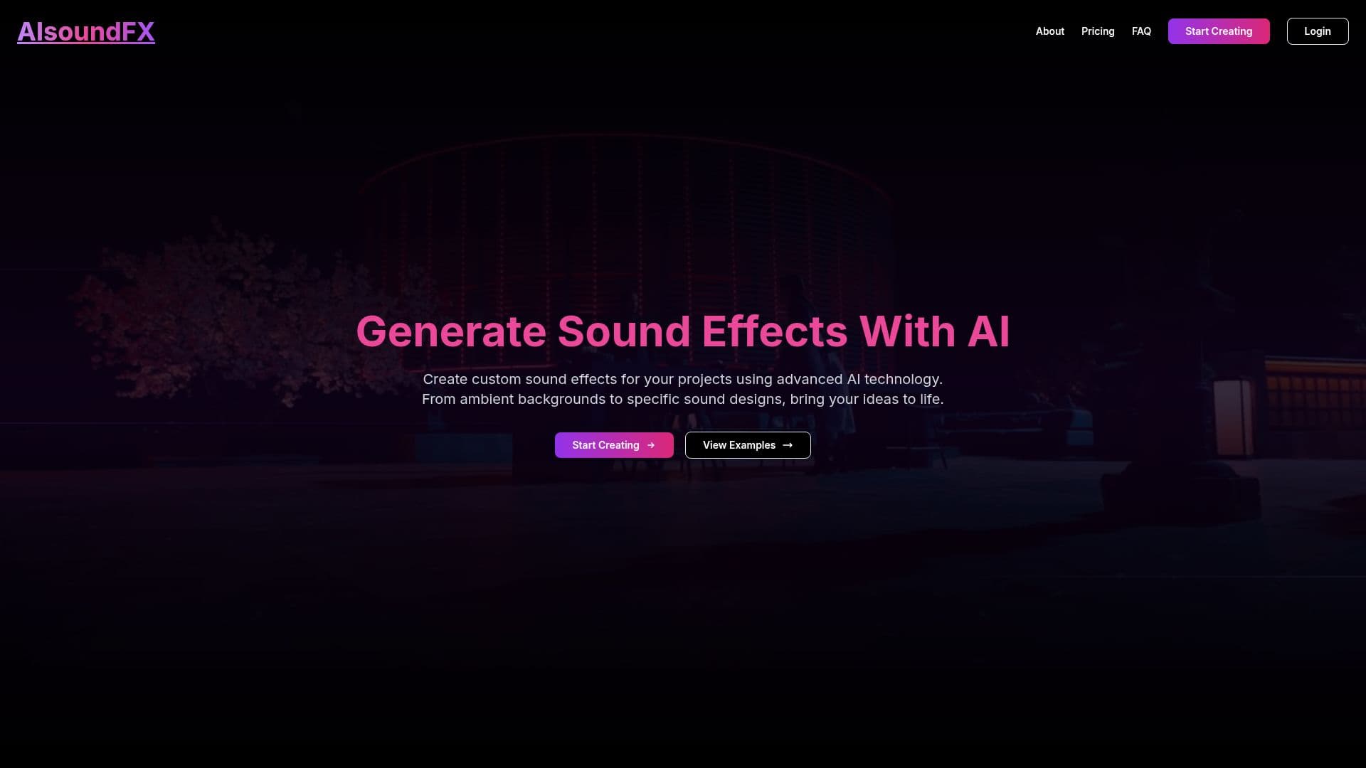 AI Sound FX - Générateur d'effets sonores IA screenshot