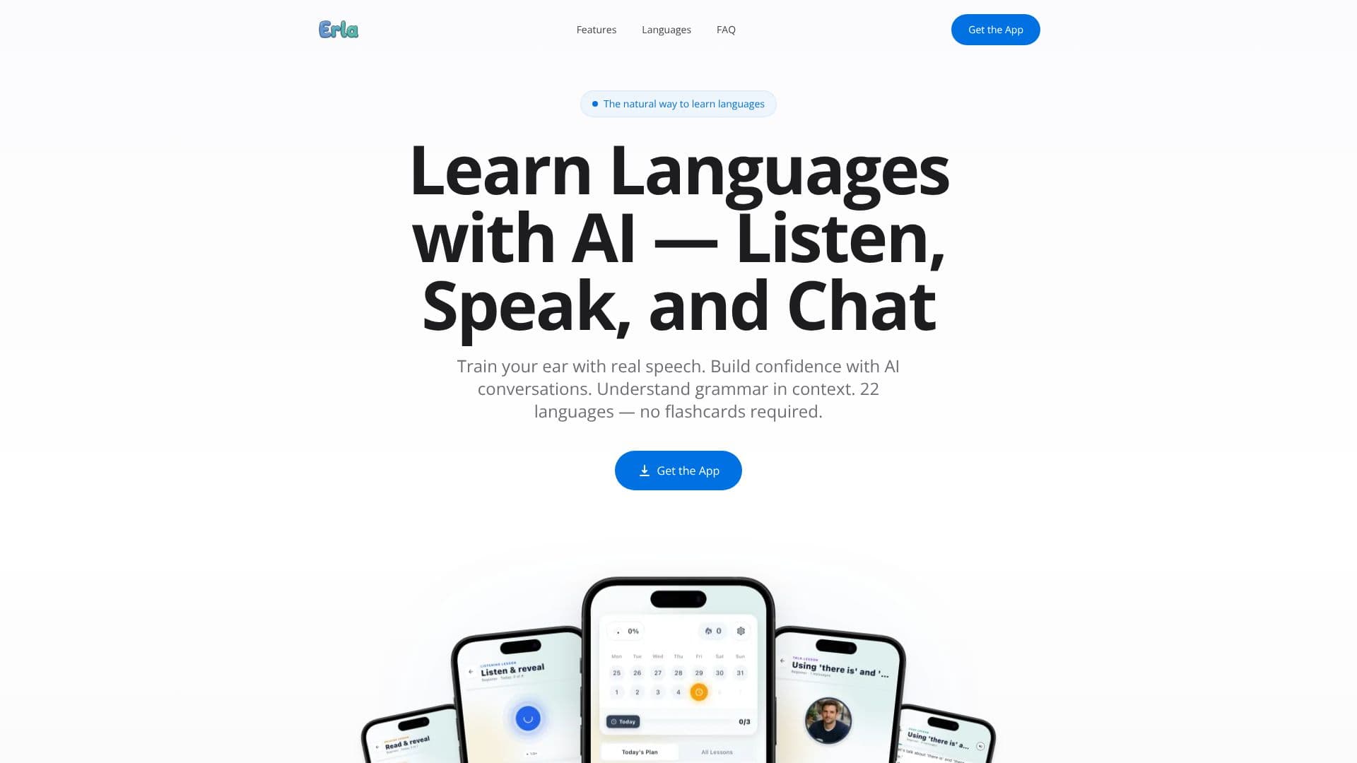 Erla AI 语言导师 截图