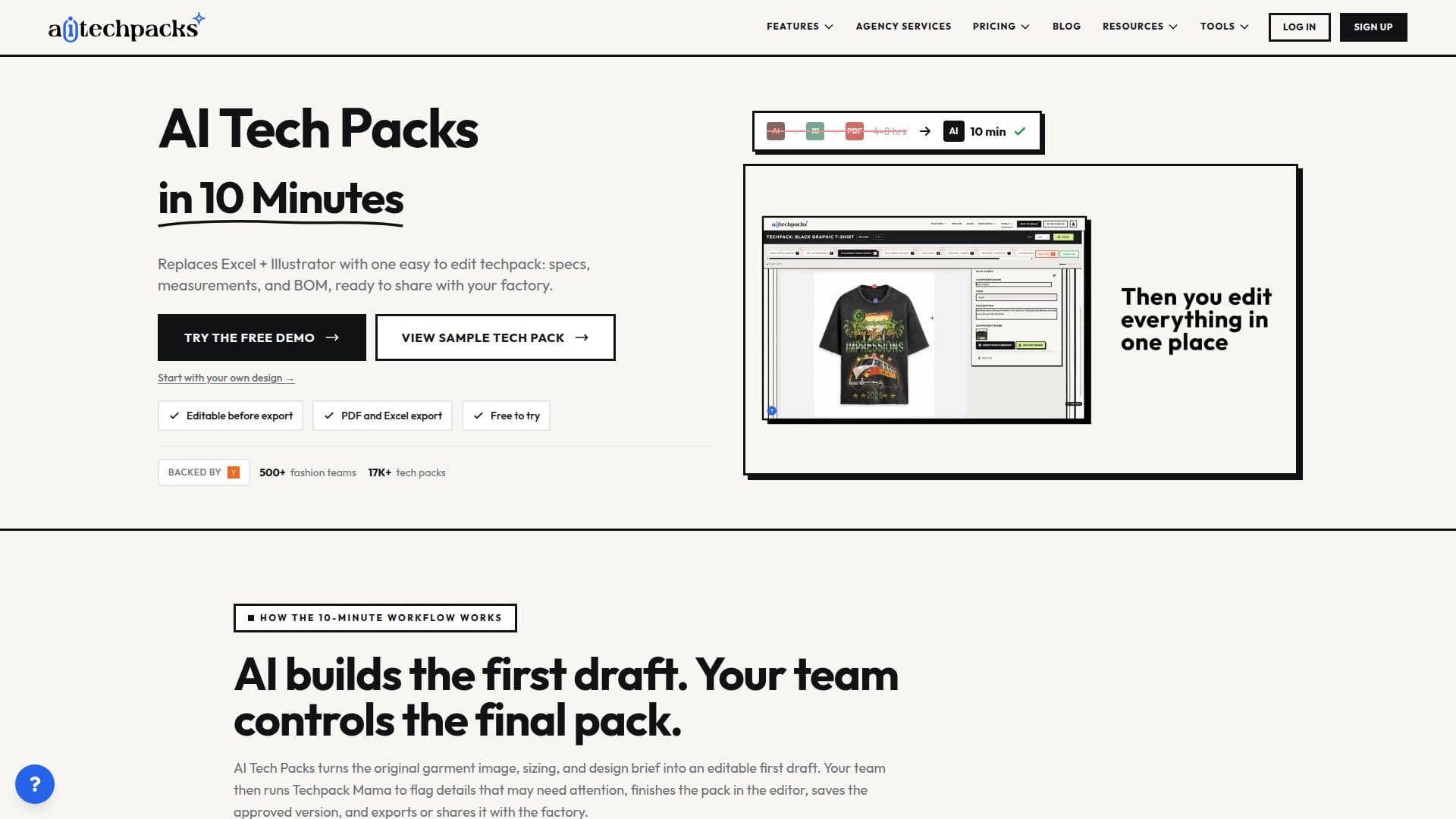AI Tech Packs 스크린샷