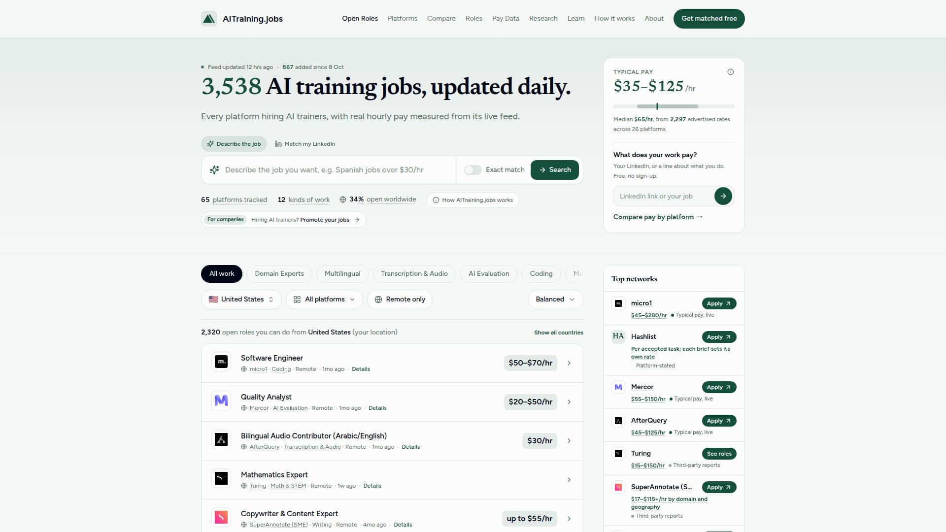 AITraining.jobs 截图