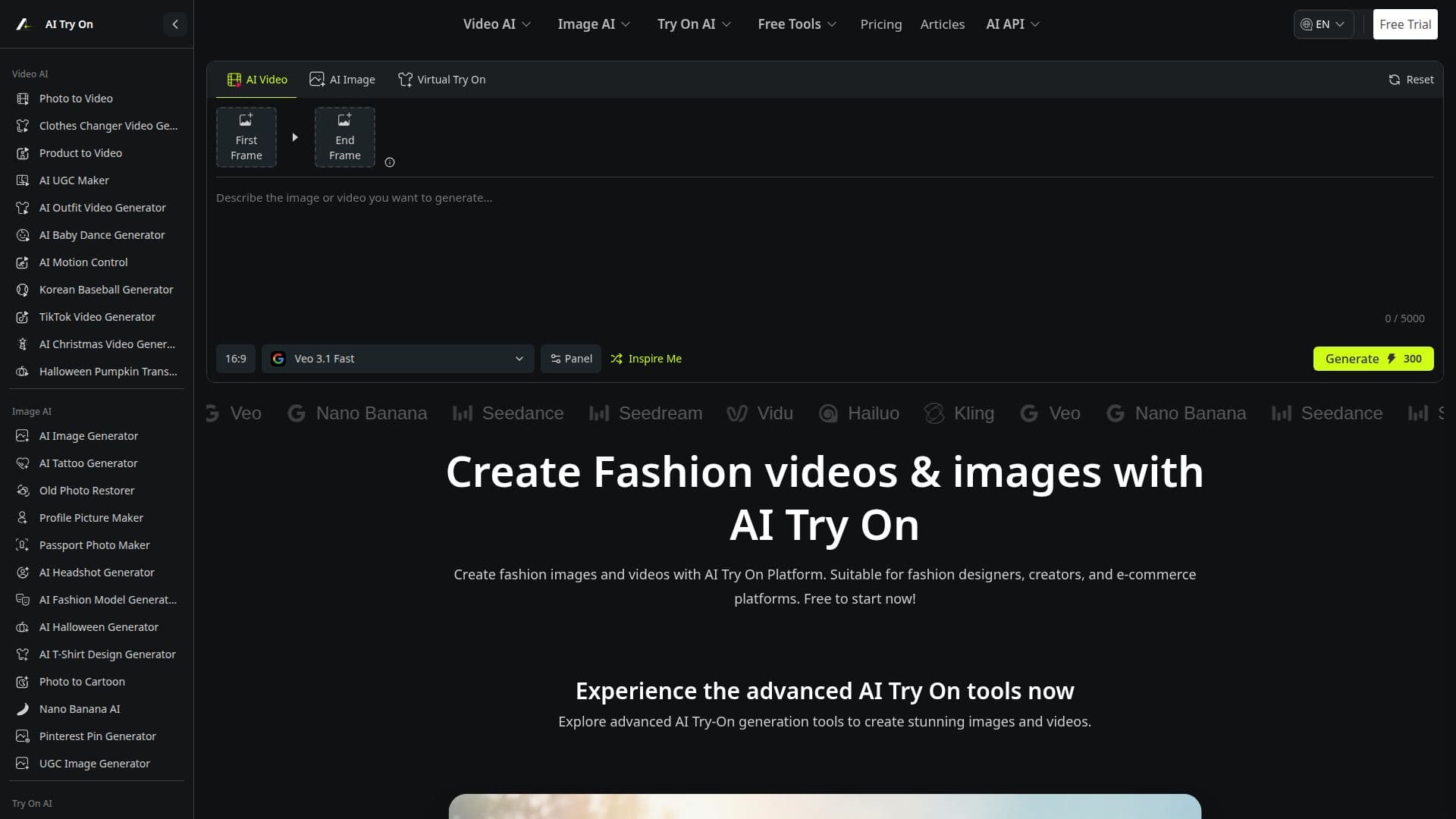 Capture d’écran de Virtual Try On AI