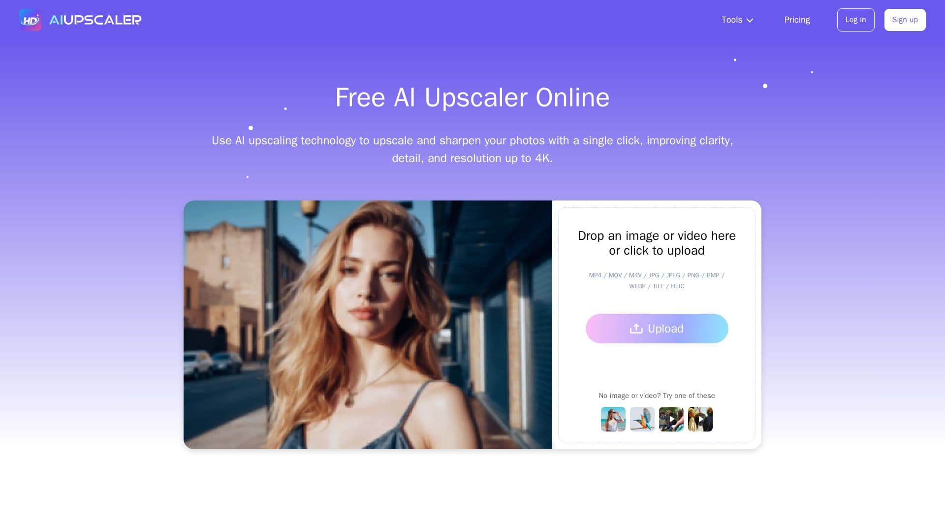 Скриншот AIUpscaler