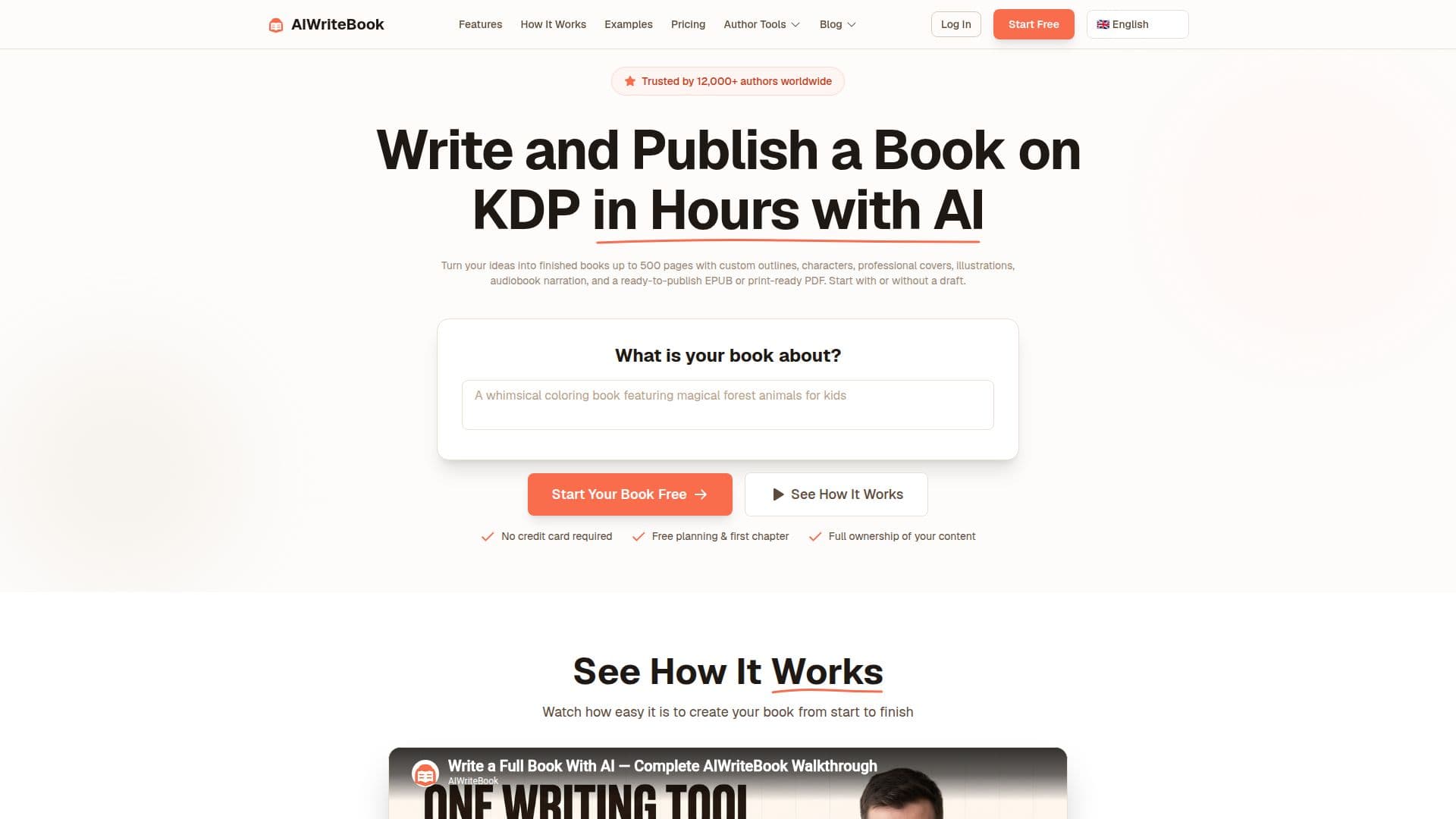 Capture d’écran de AIWriteBook