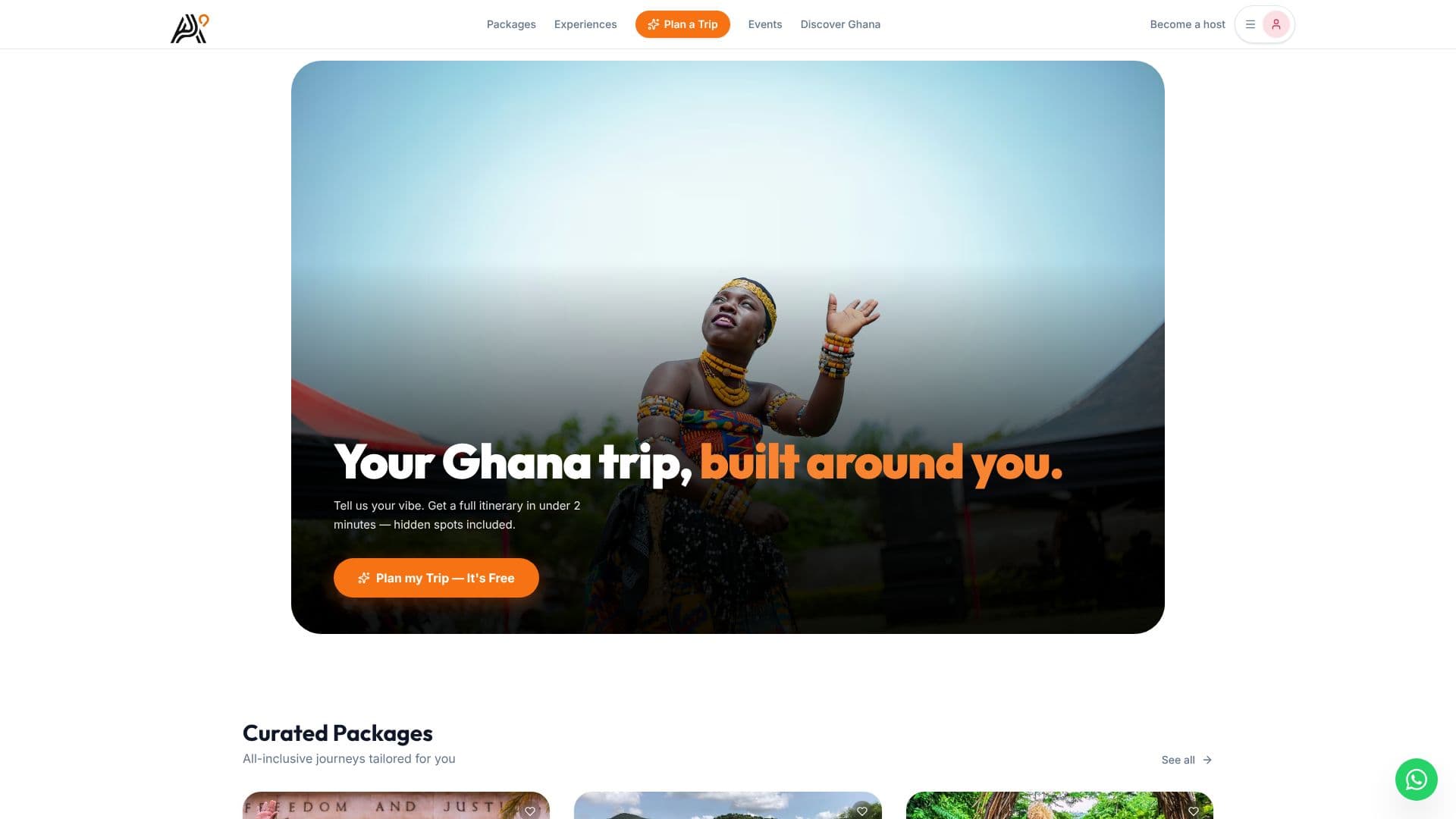 Akwaaba Ghana Travel App screenshot
