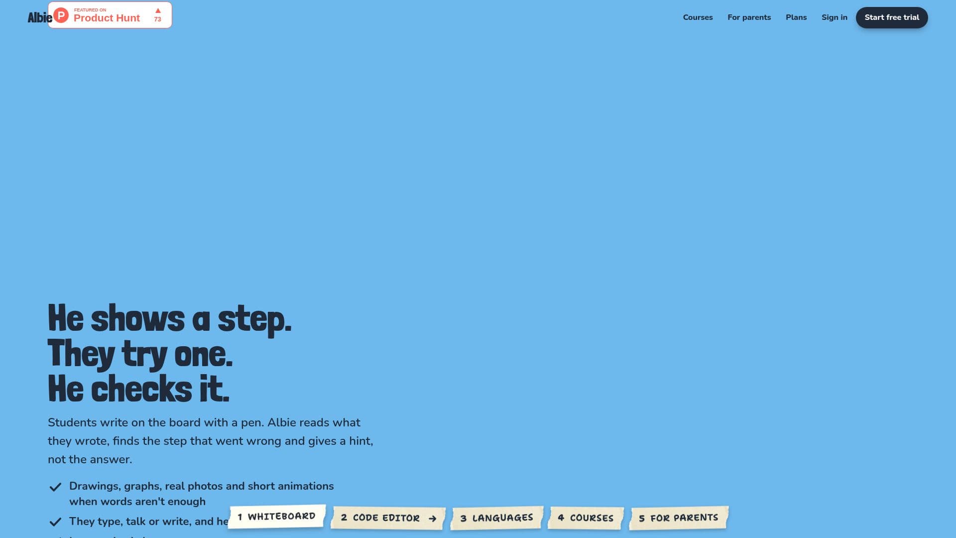 Albie screenshot