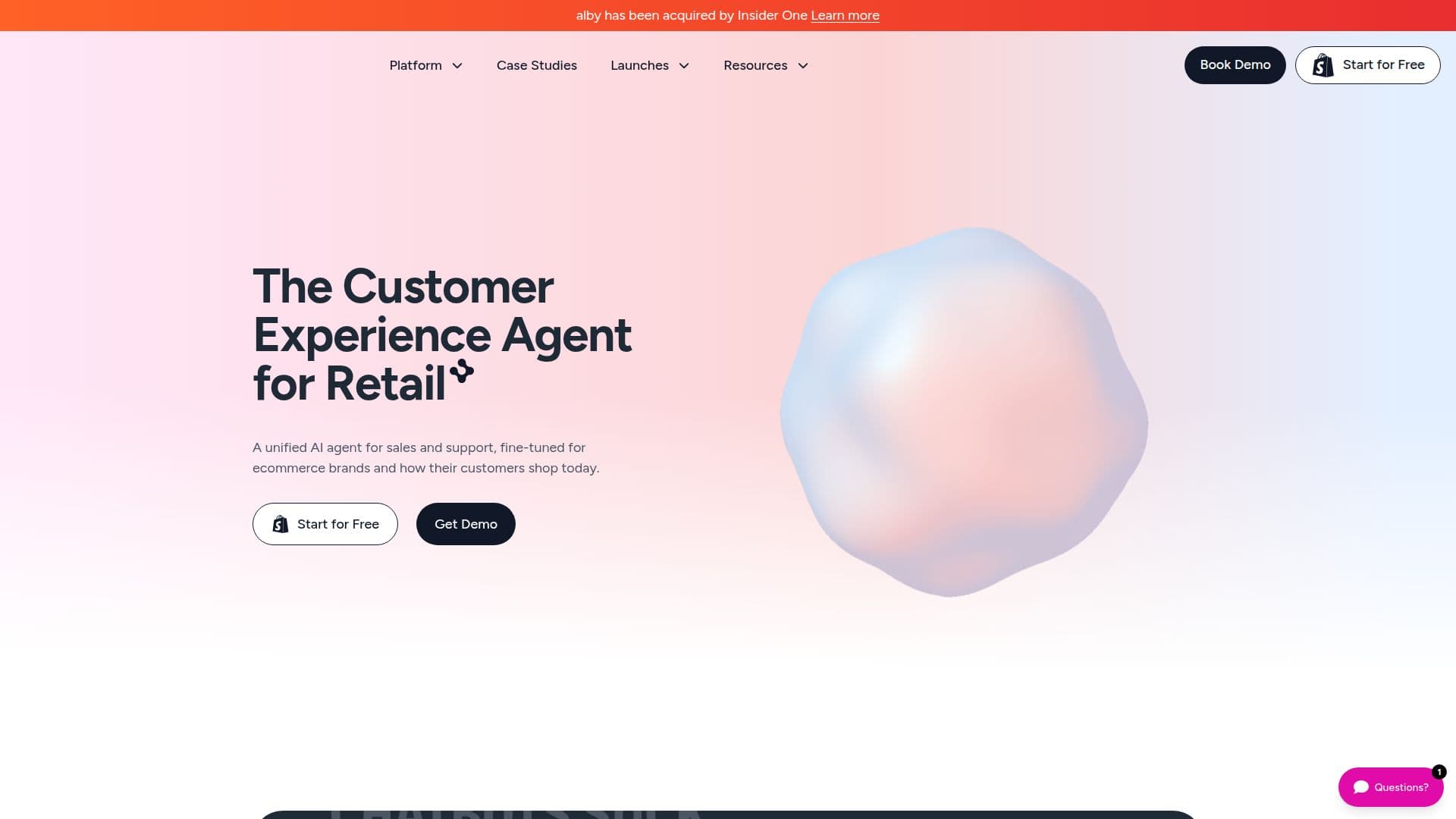 Alby: Агент по работе с клиентами screenshot