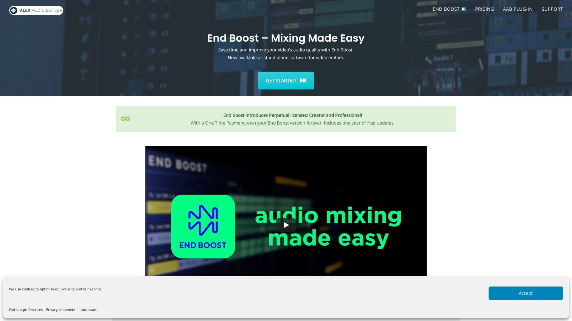 Screenshot von End Boost - Alex Audio Butler