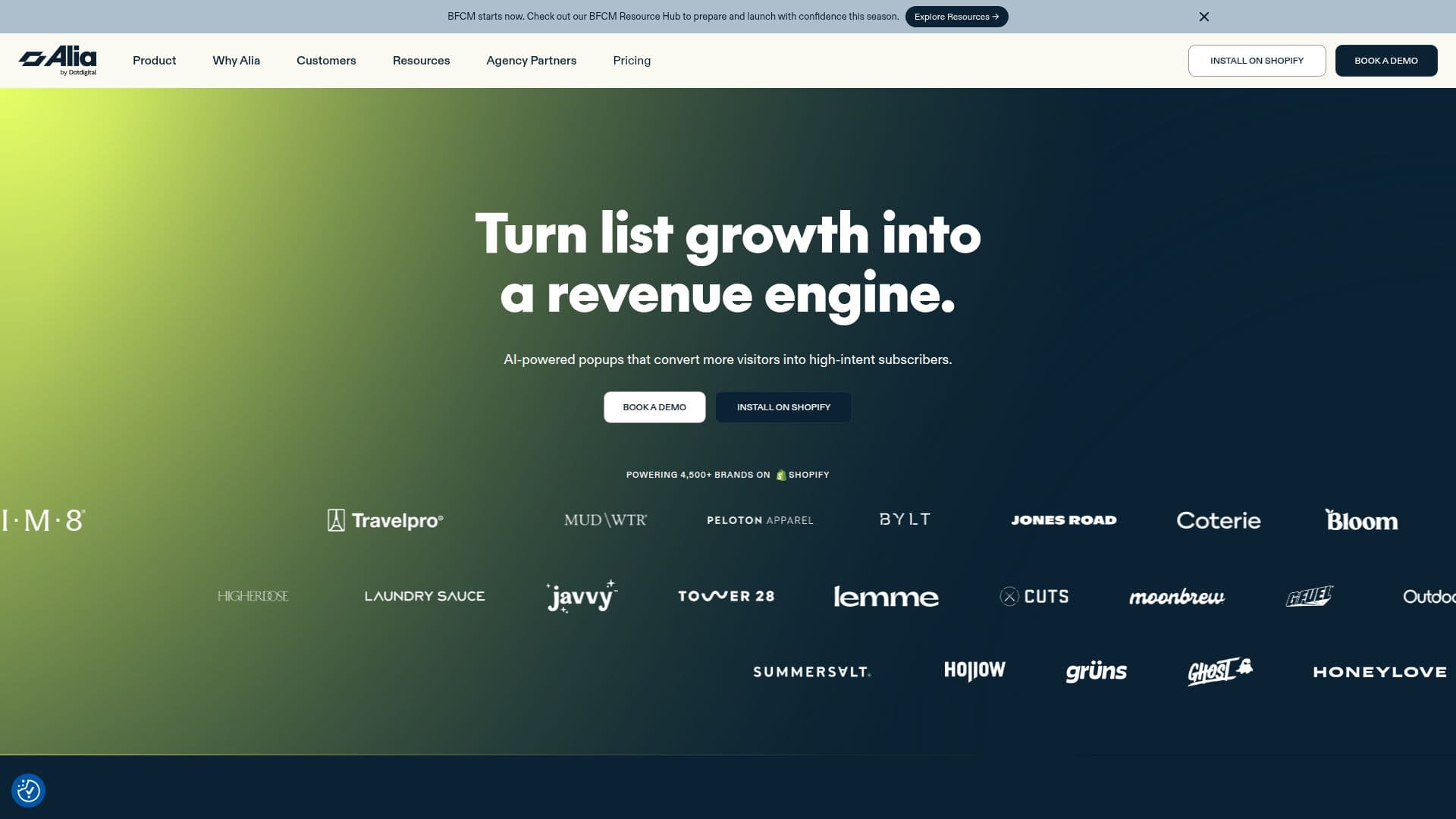 Alia KI-gestützte Popups screenshot