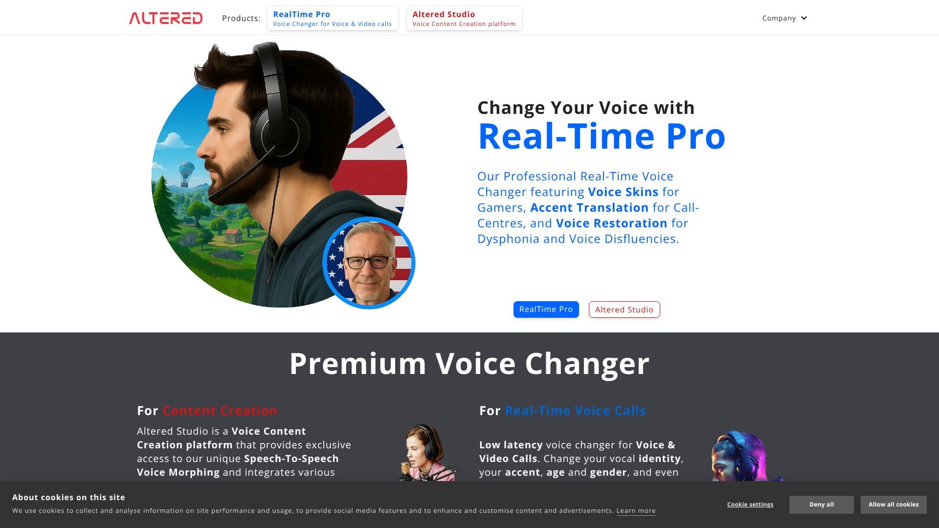 Capture d’écran de Altered AI Voice Changer