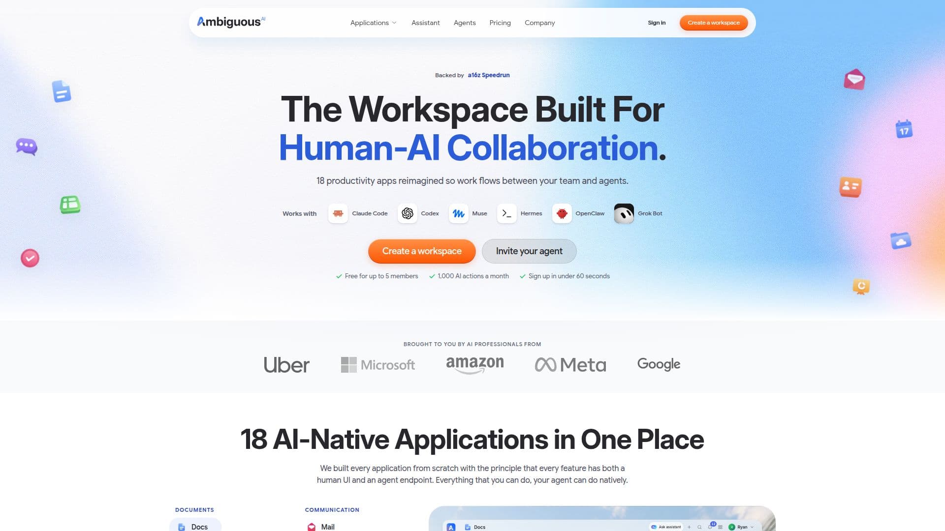 Ambiguous Workspace screenshot