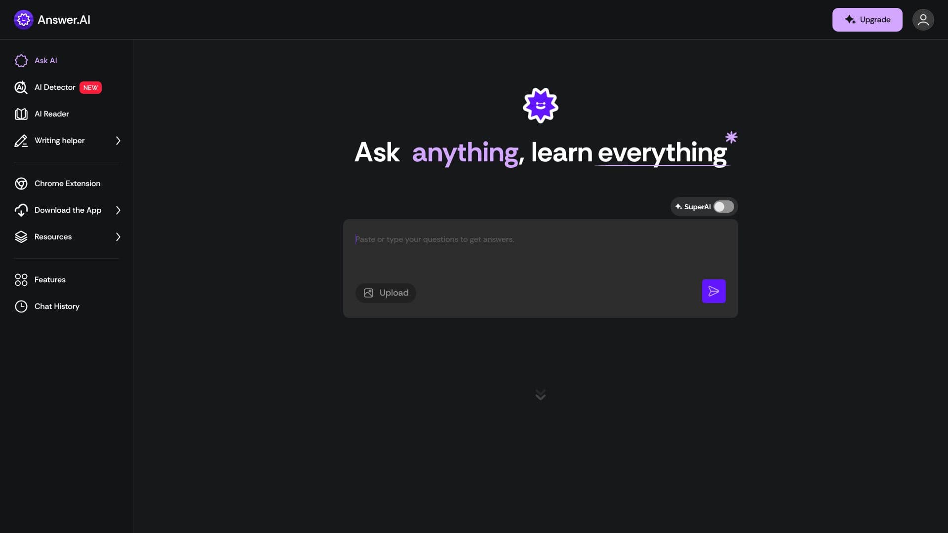 Capture d’écran de Answer.AI