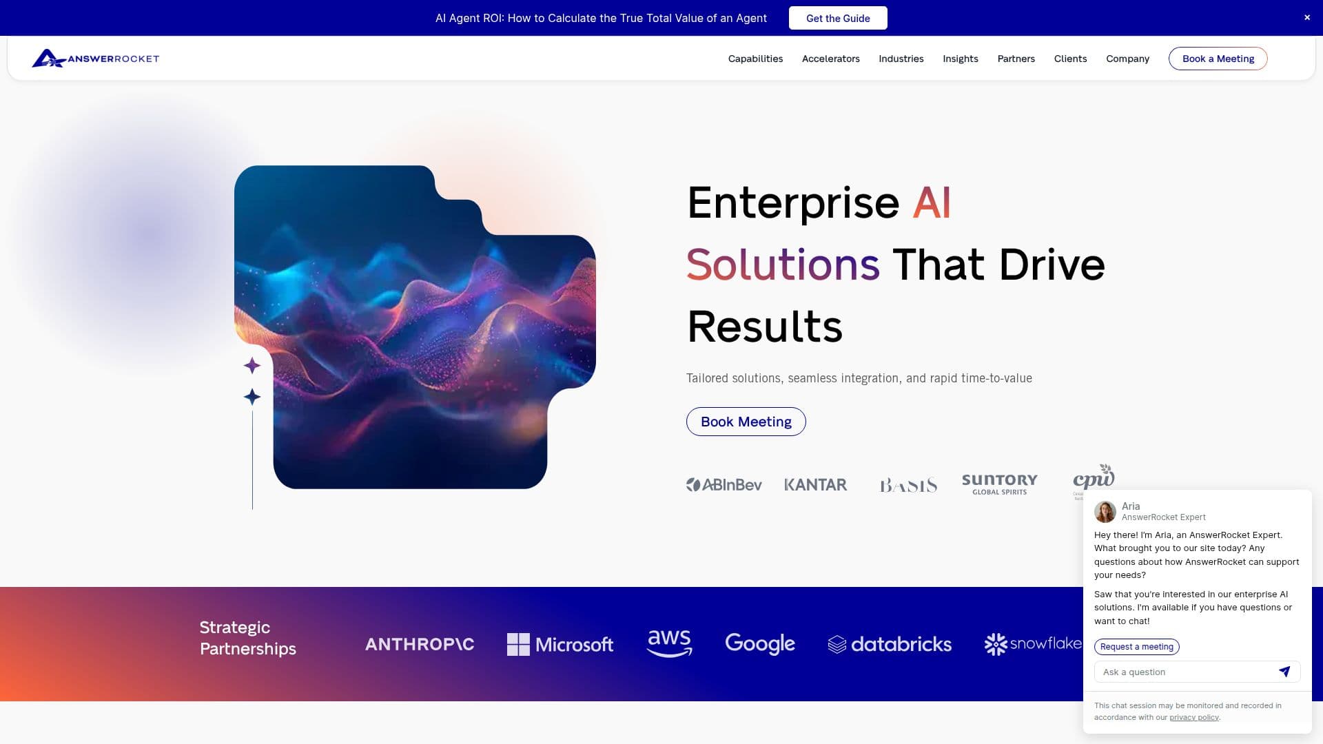 Soluções de IA AnswerRocket screenshot