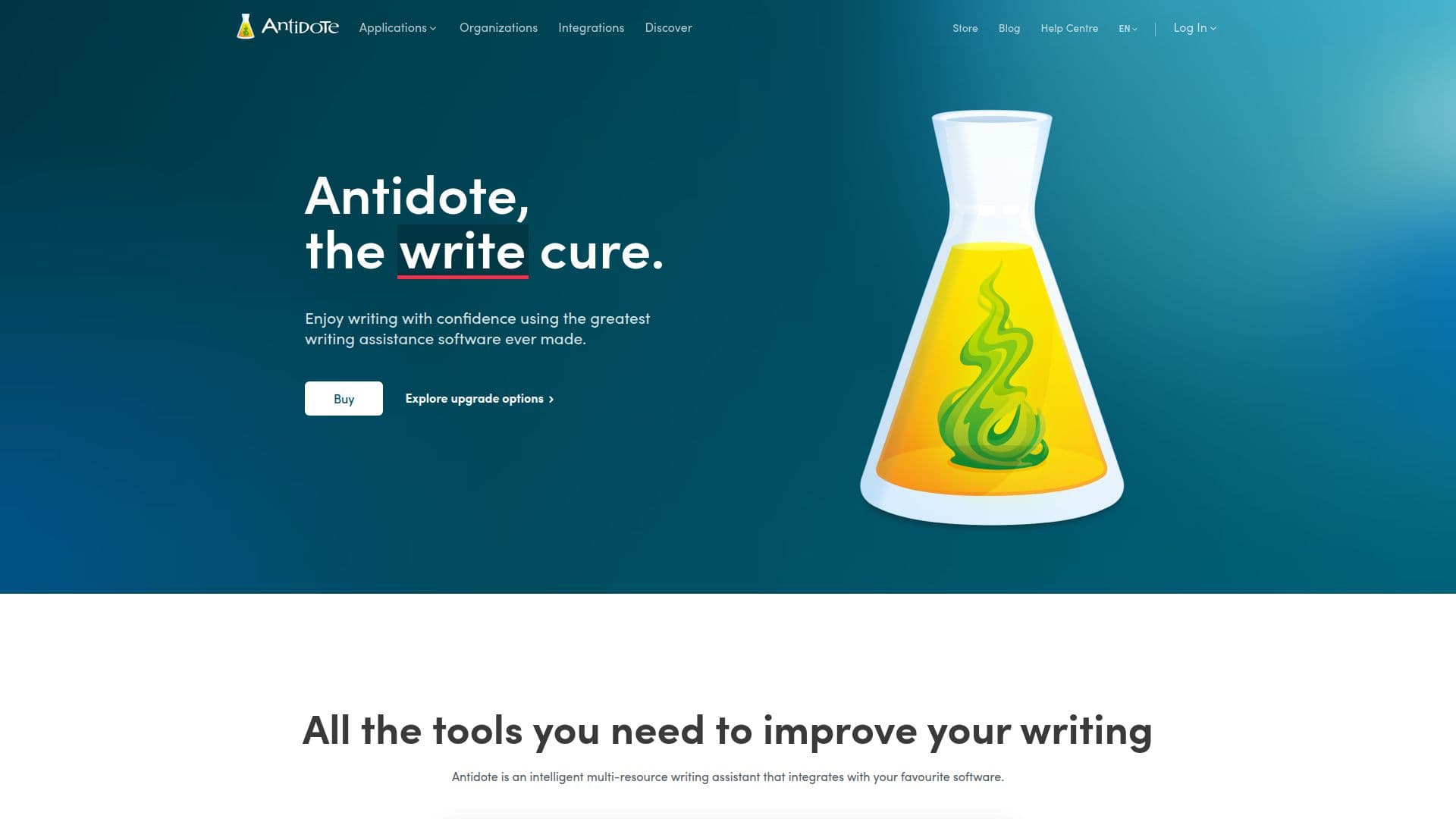 Screenshot von Antidote
