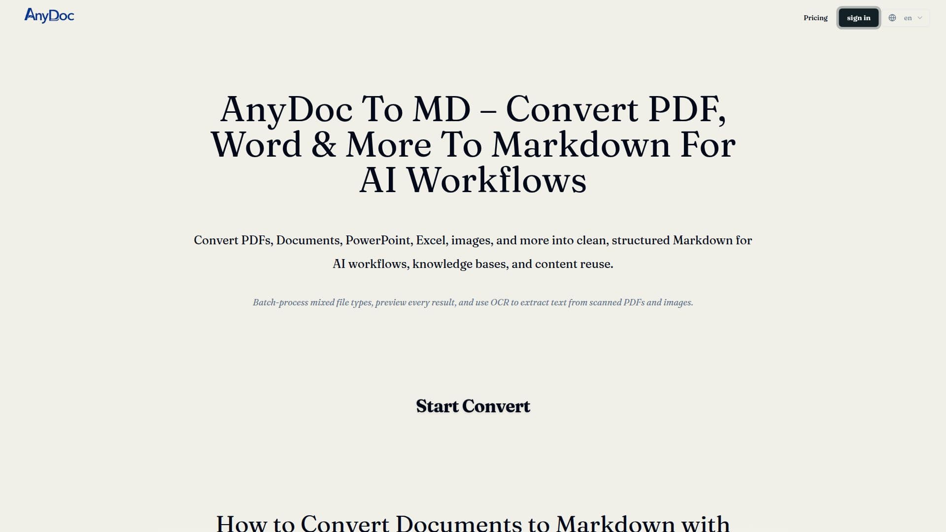 FileToMD AI screenshot