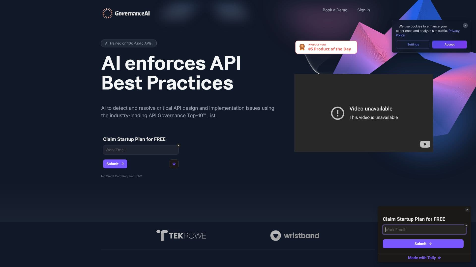 API Governance screenshot