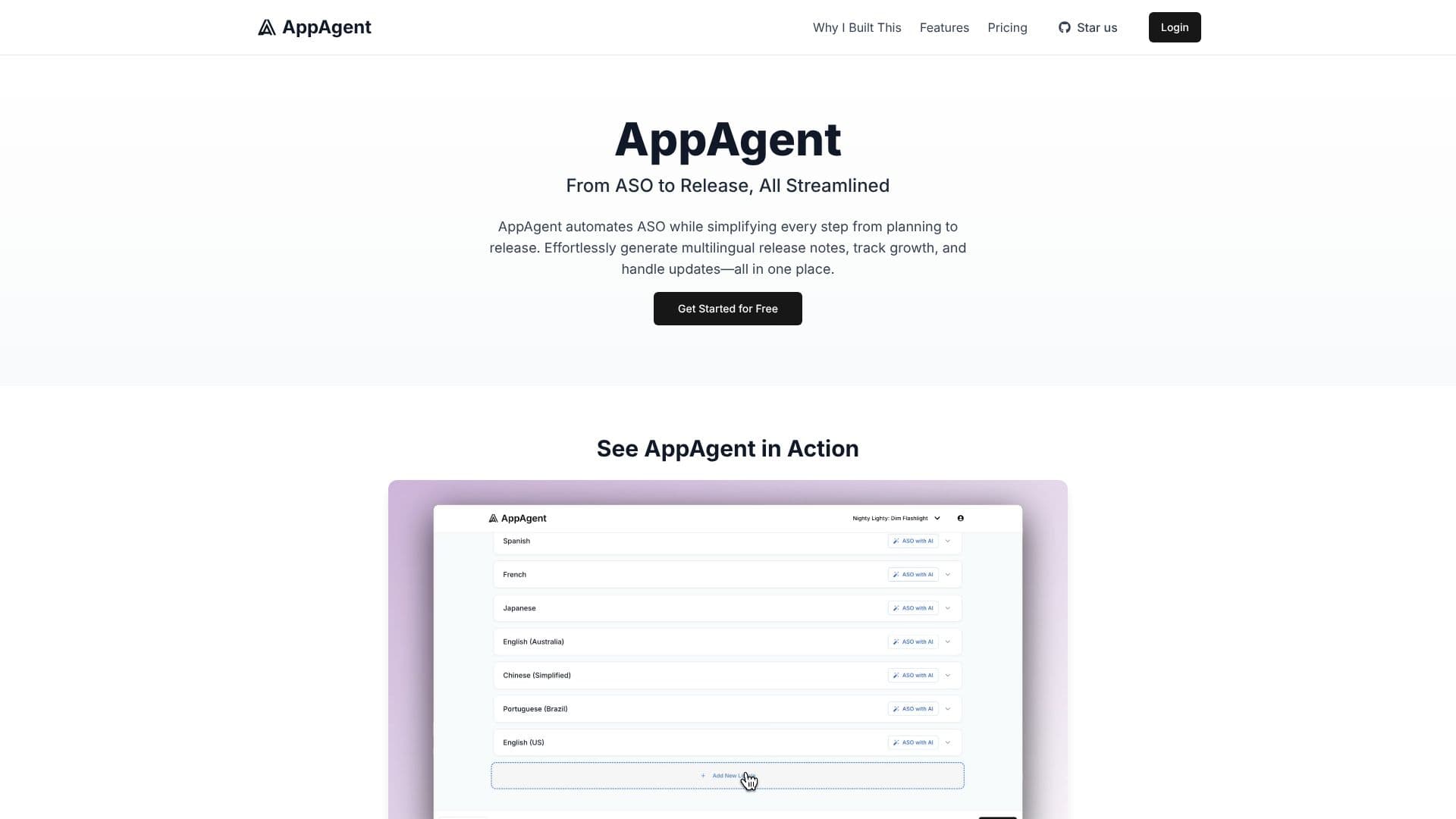 Captura de pantalla de AppAgent