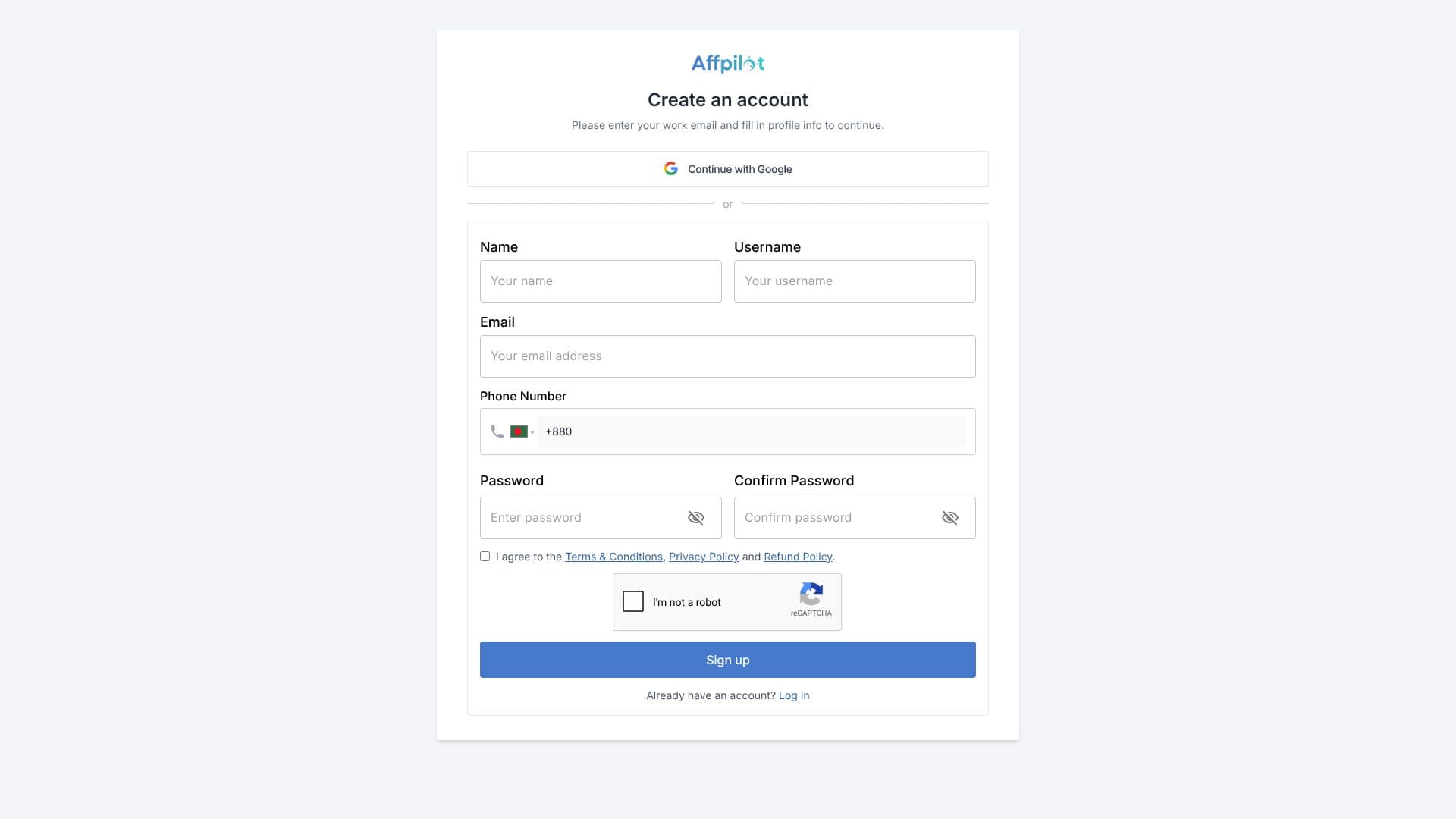 Скриншот Affpilot