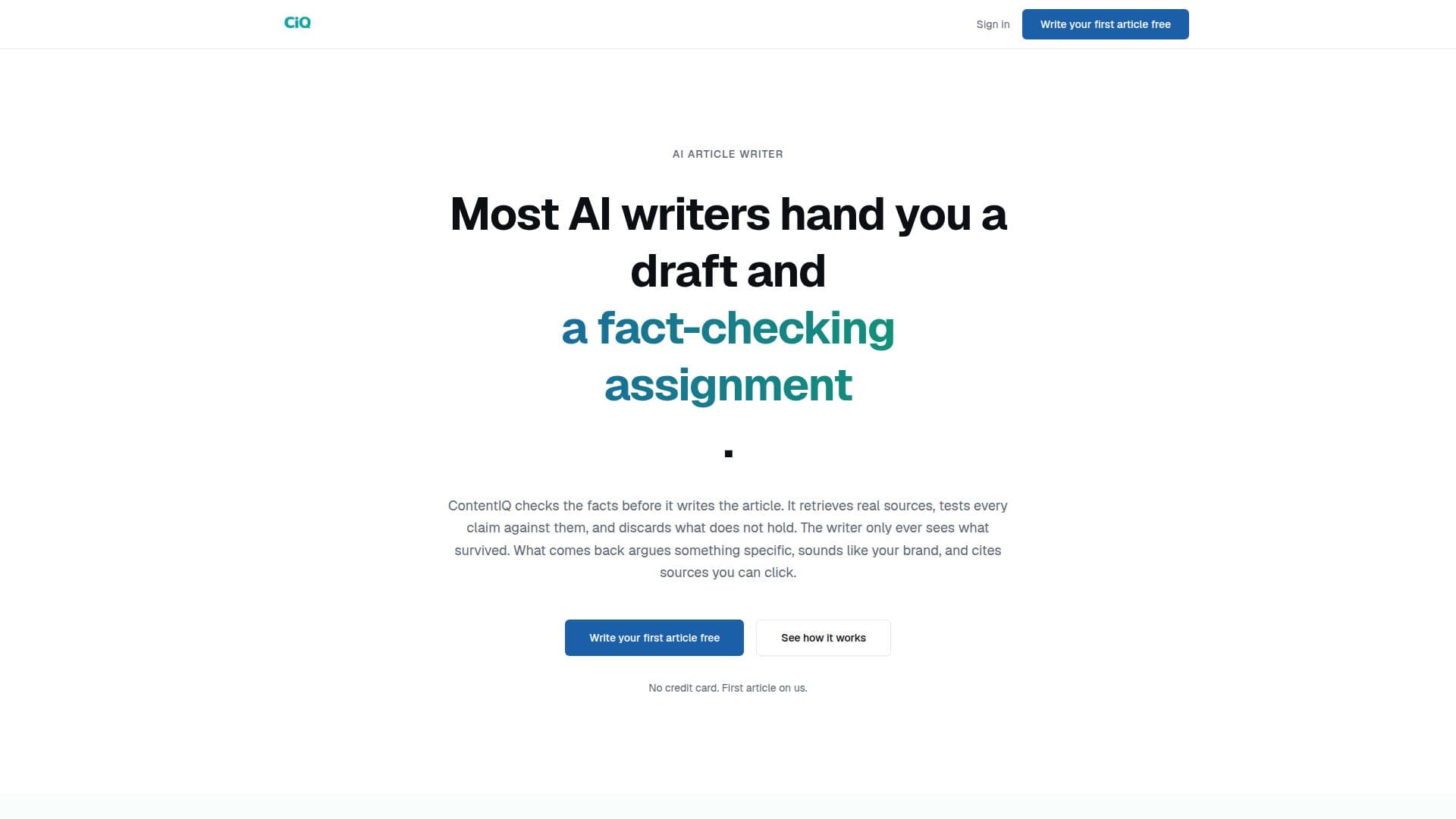 لقطة شاشة لـ ContentIQ