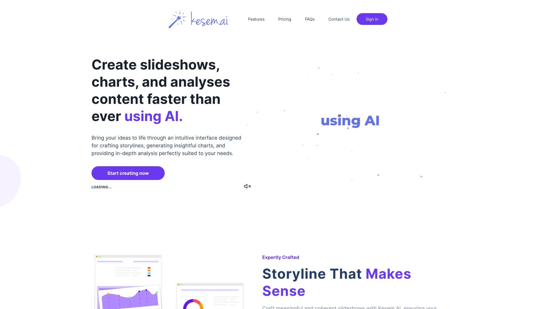 Kesem.ai screenshot