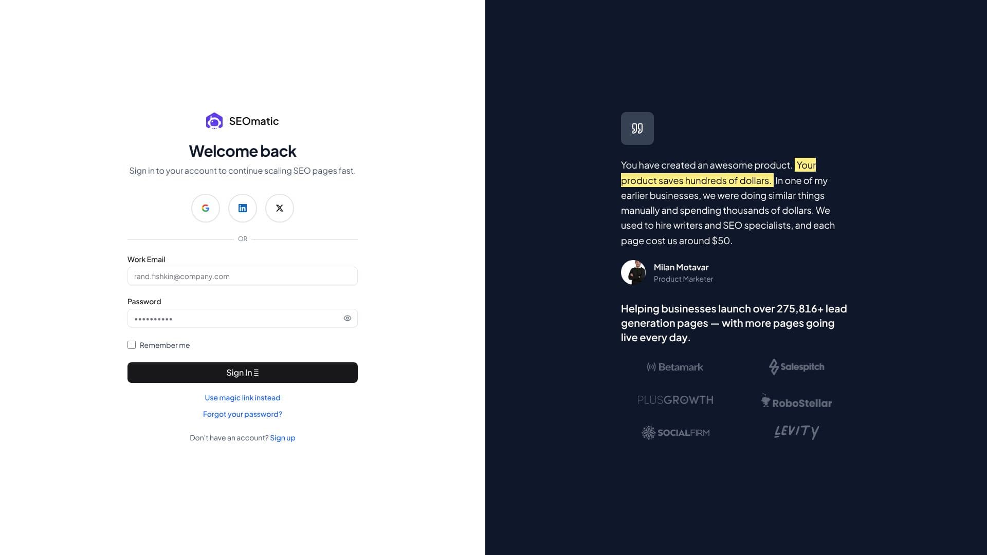 SEOmatic screenshot