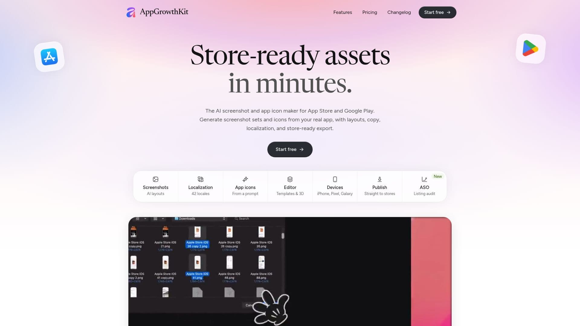 Screenshot von AppGrowthKit