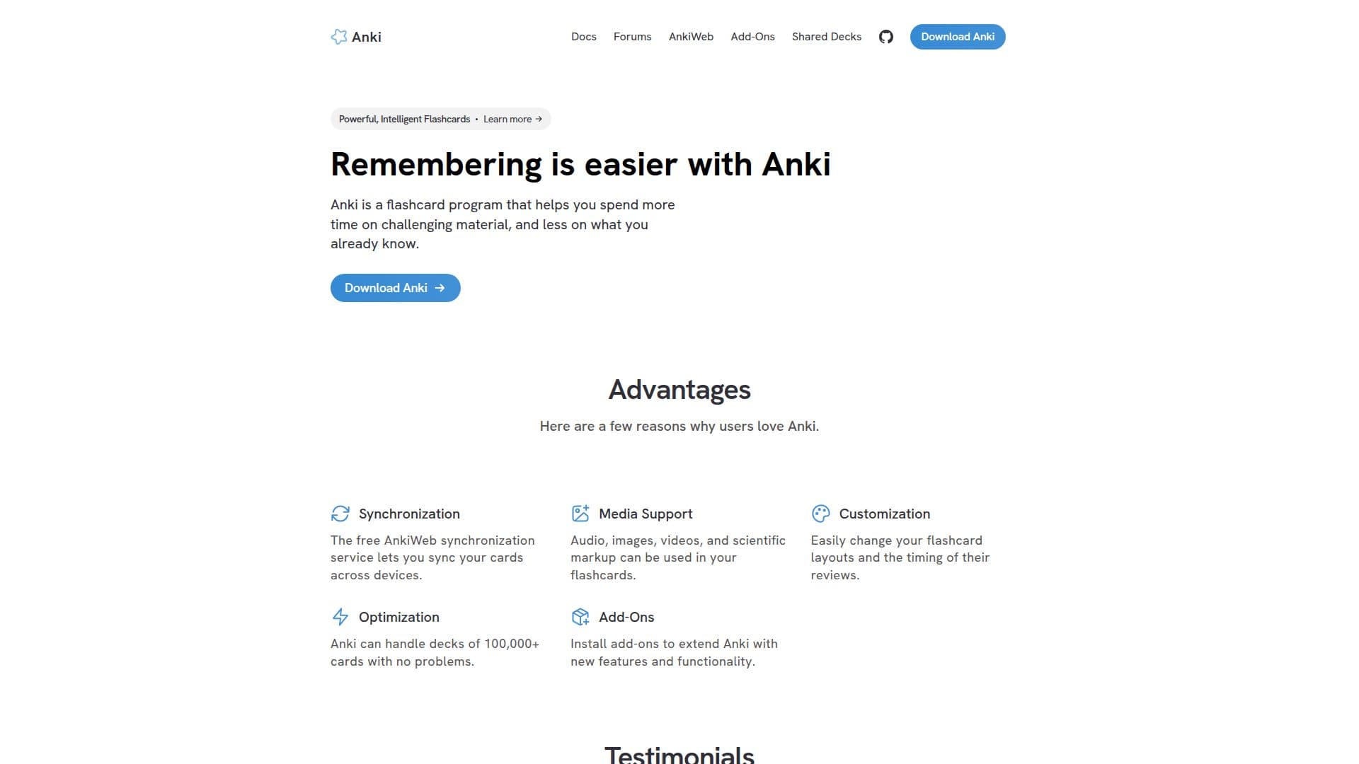 Скриншот Anki