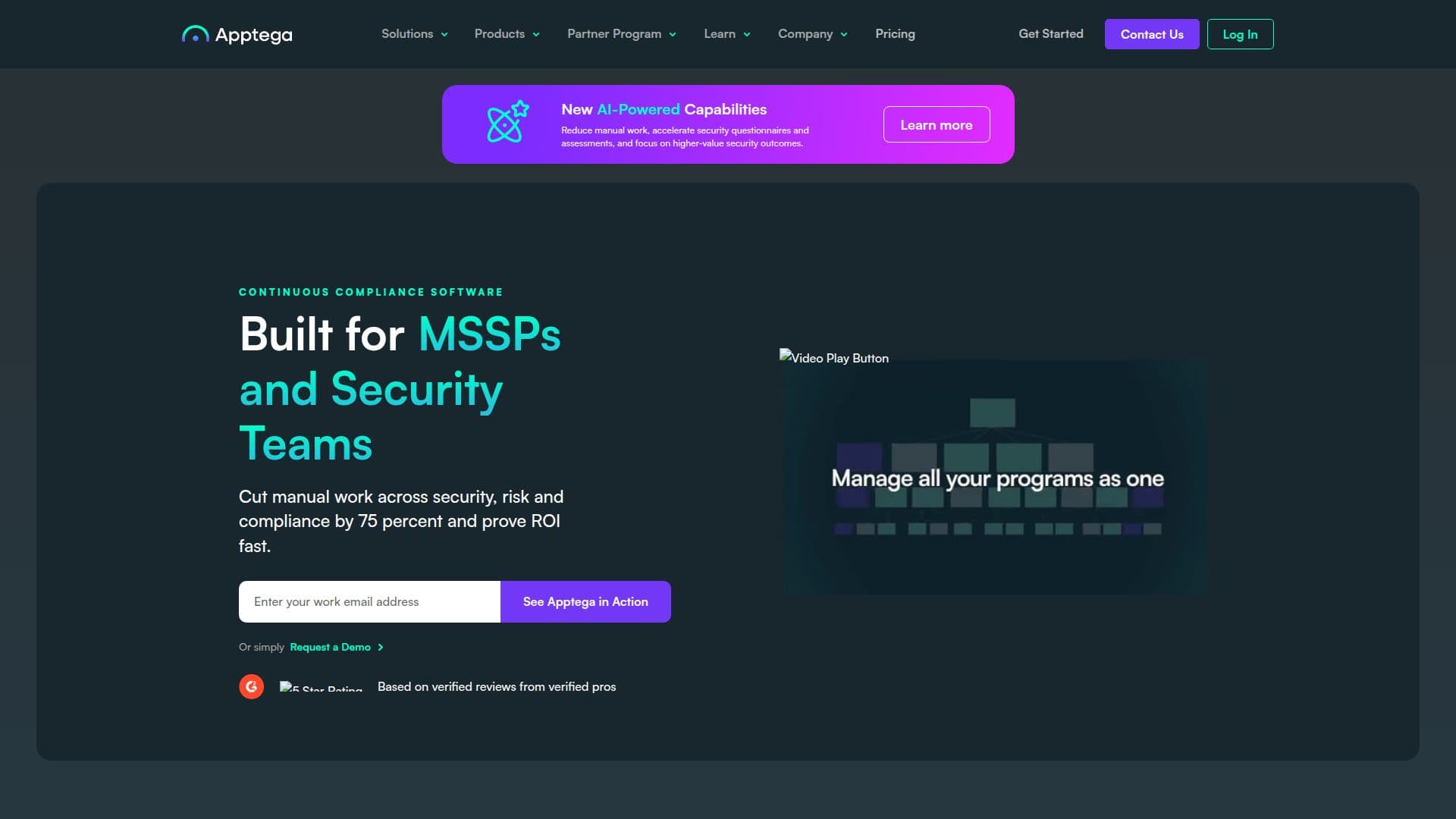 Apptega GRC 软件为 MSSP 提供支持 screenshot