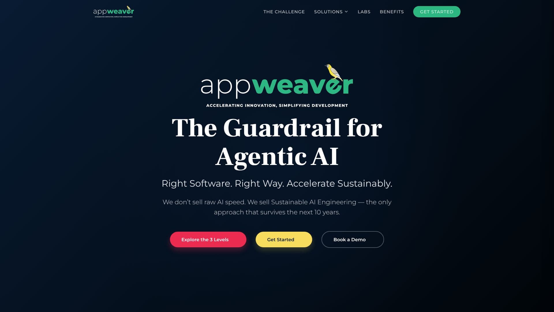 Capture d’écran de AppWeaver™