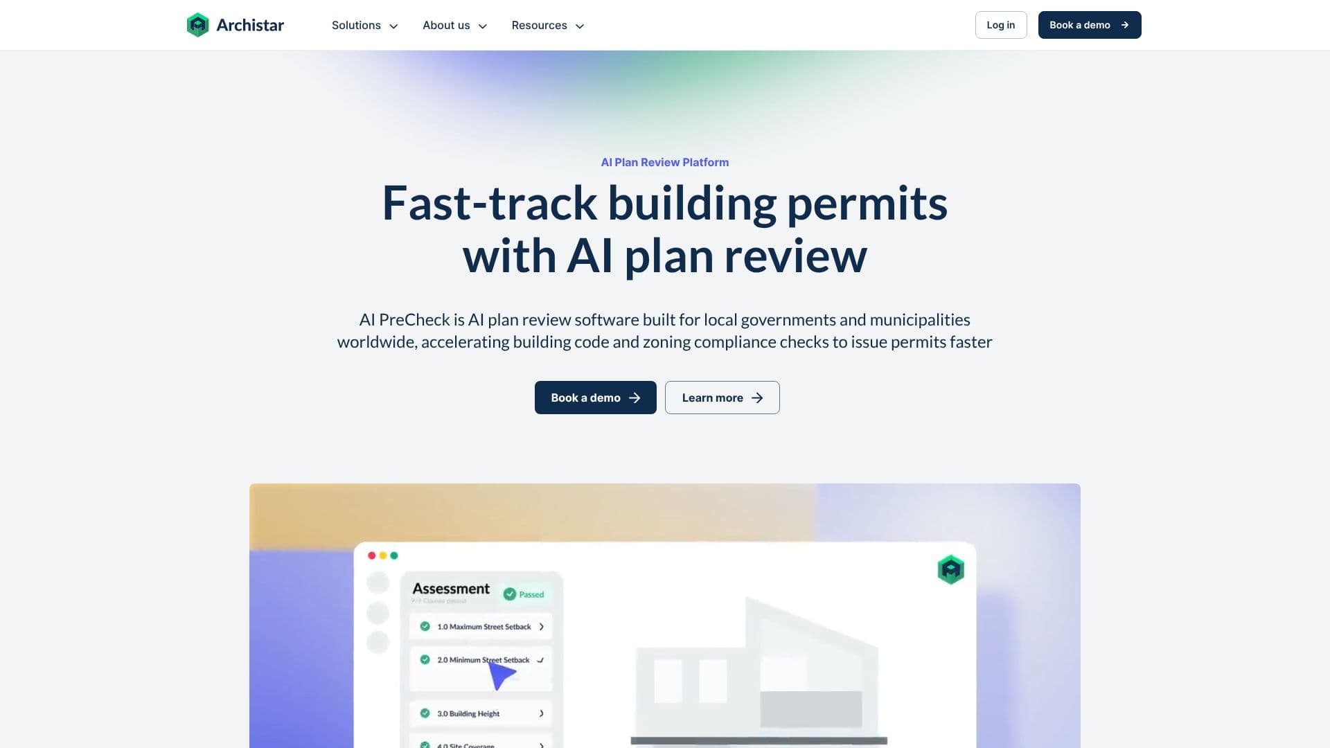 Archistar AI Plan Review screenshot