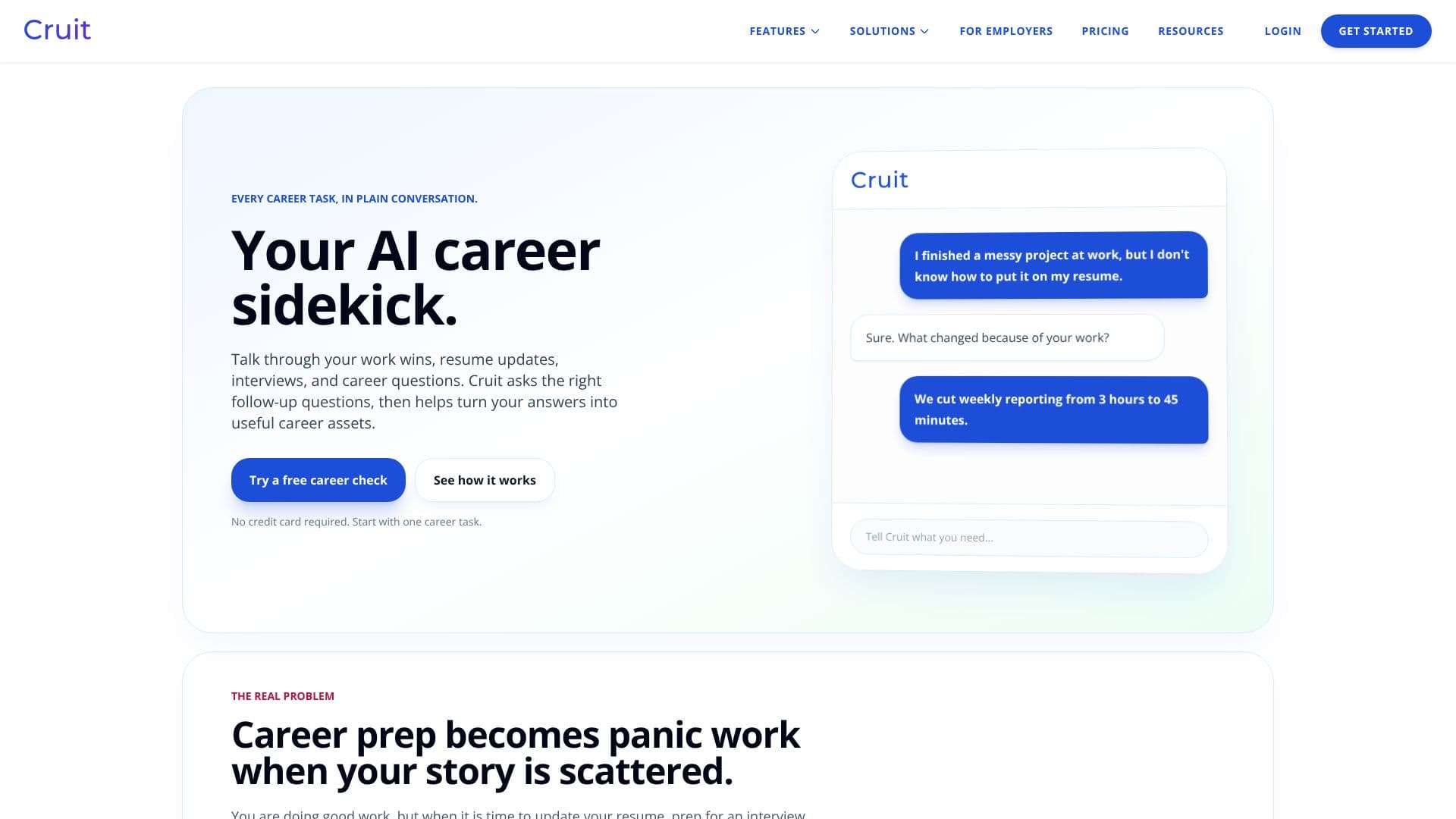 Cruit - AI Career Sidekick screenshot