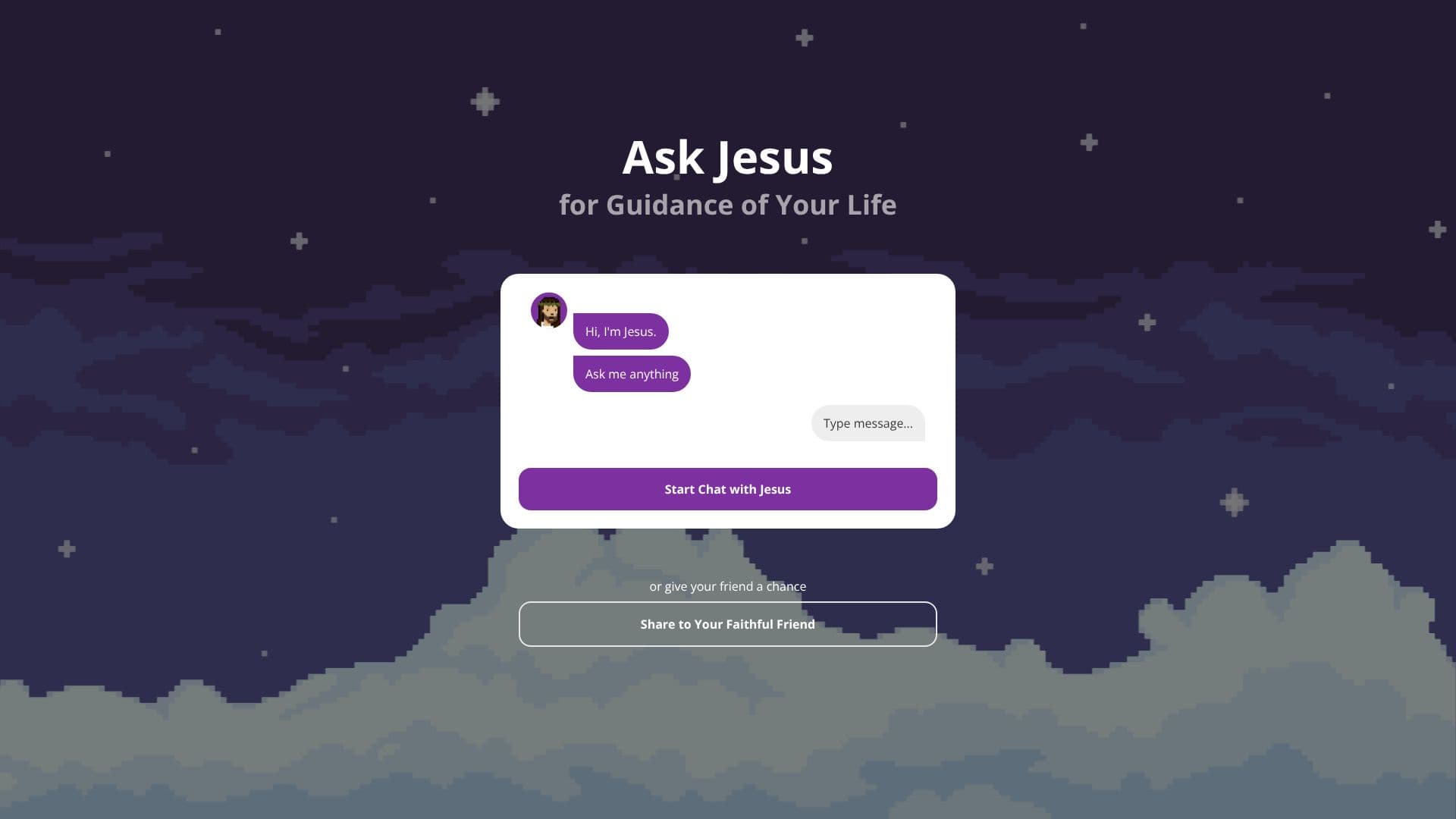 Tangkapan layar AskJesus